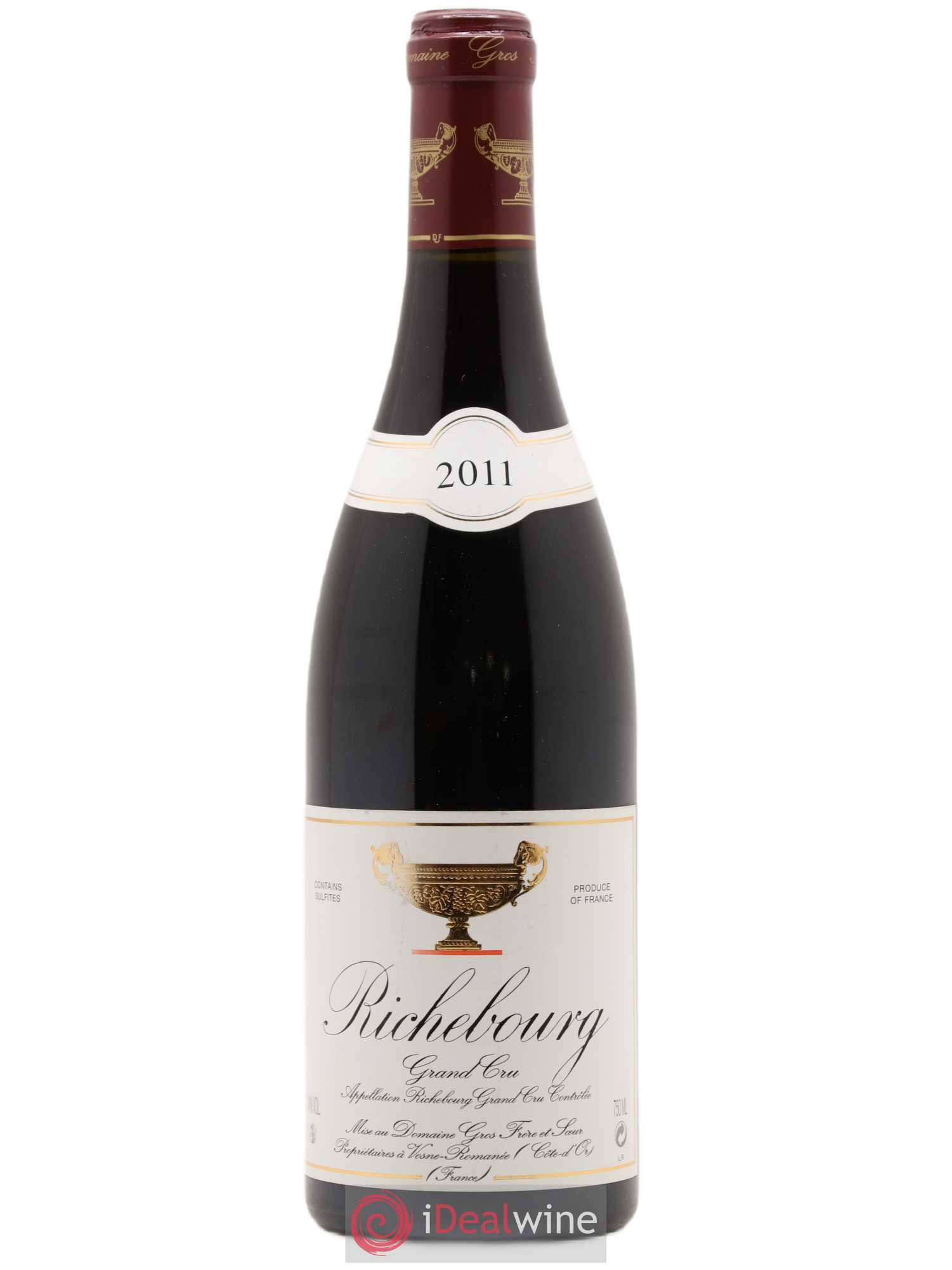 Richebourg Grand Cru Gros Frère & Soeur 2011 - Lot de 1 bouteille - 0