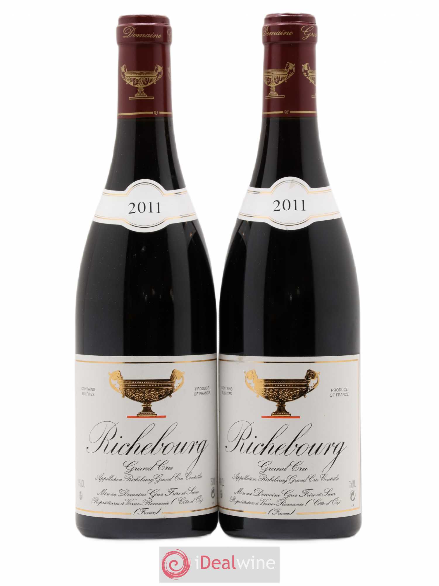 Richebourg Grand Cru Gros Frère & Soeur 2011 - Lot de 2 bouteilles - 0