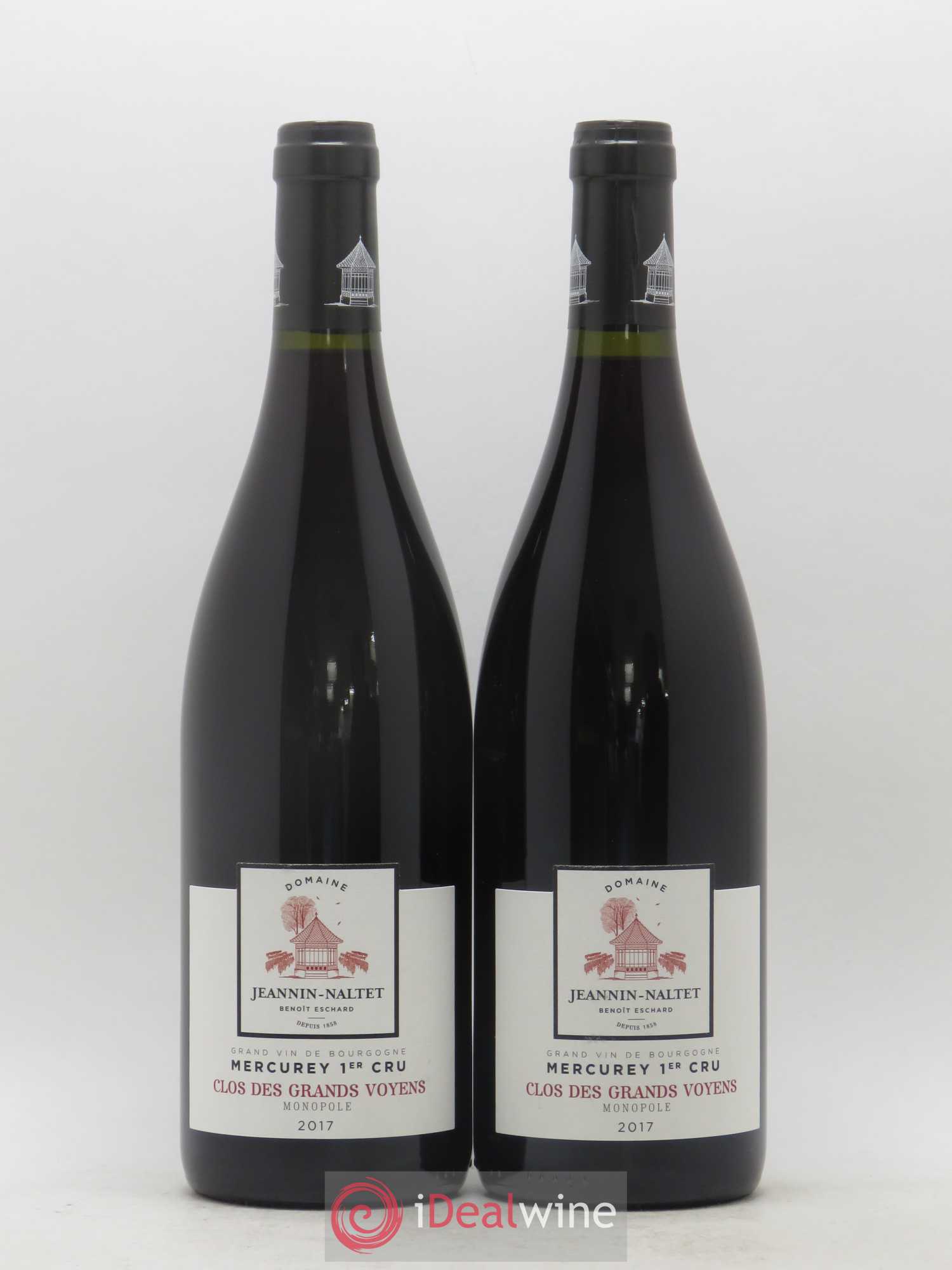 Mercurey 1er Cru Clos des Grands Voyens Monopole Domaine Jeannin-Naltet 2017 - Posten von 2 Flaschen - 0