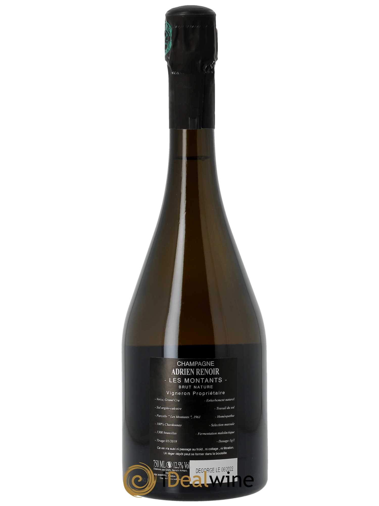Les Montants Adrien Renoir 2018 - Lot de 1 bouteille - 1