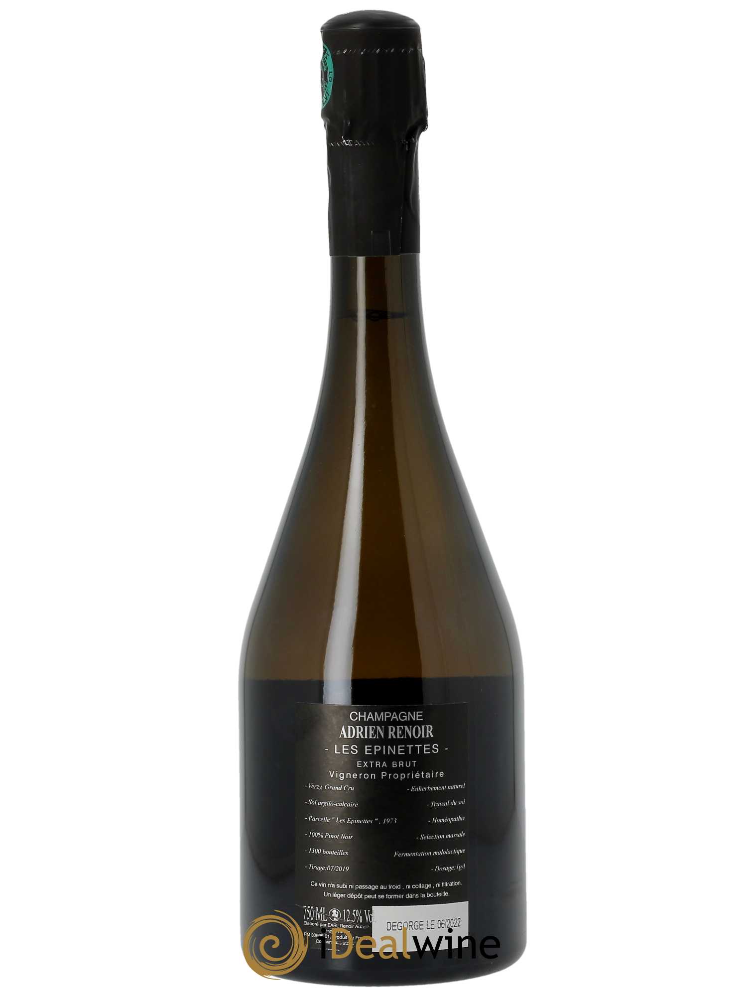 Les Epinettes Adrien Renoir 2018 - Lot de 1 bouteille - 1