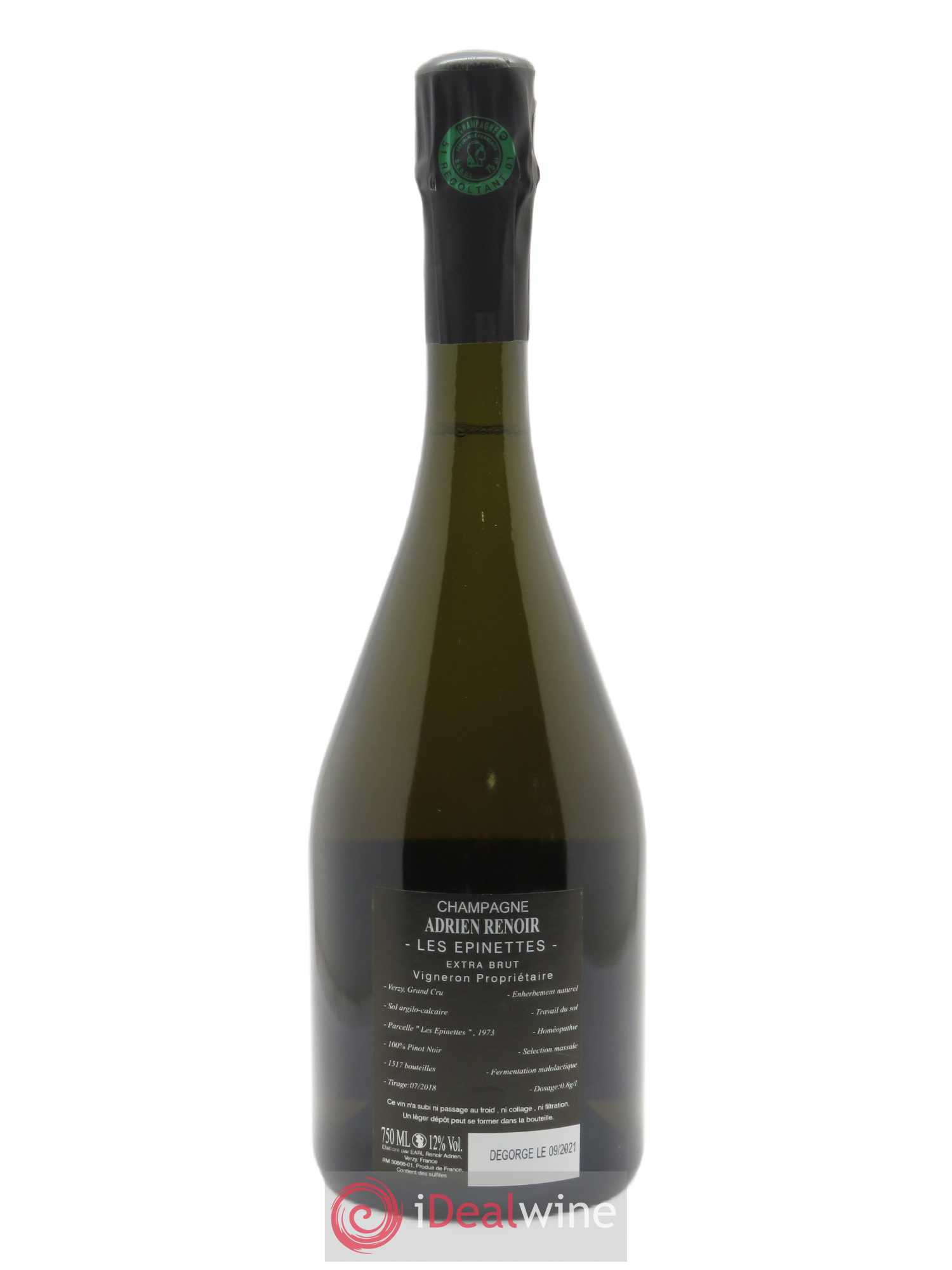 Les Epinettes Adrien Renoir - Lot de 1 bouteille - 1