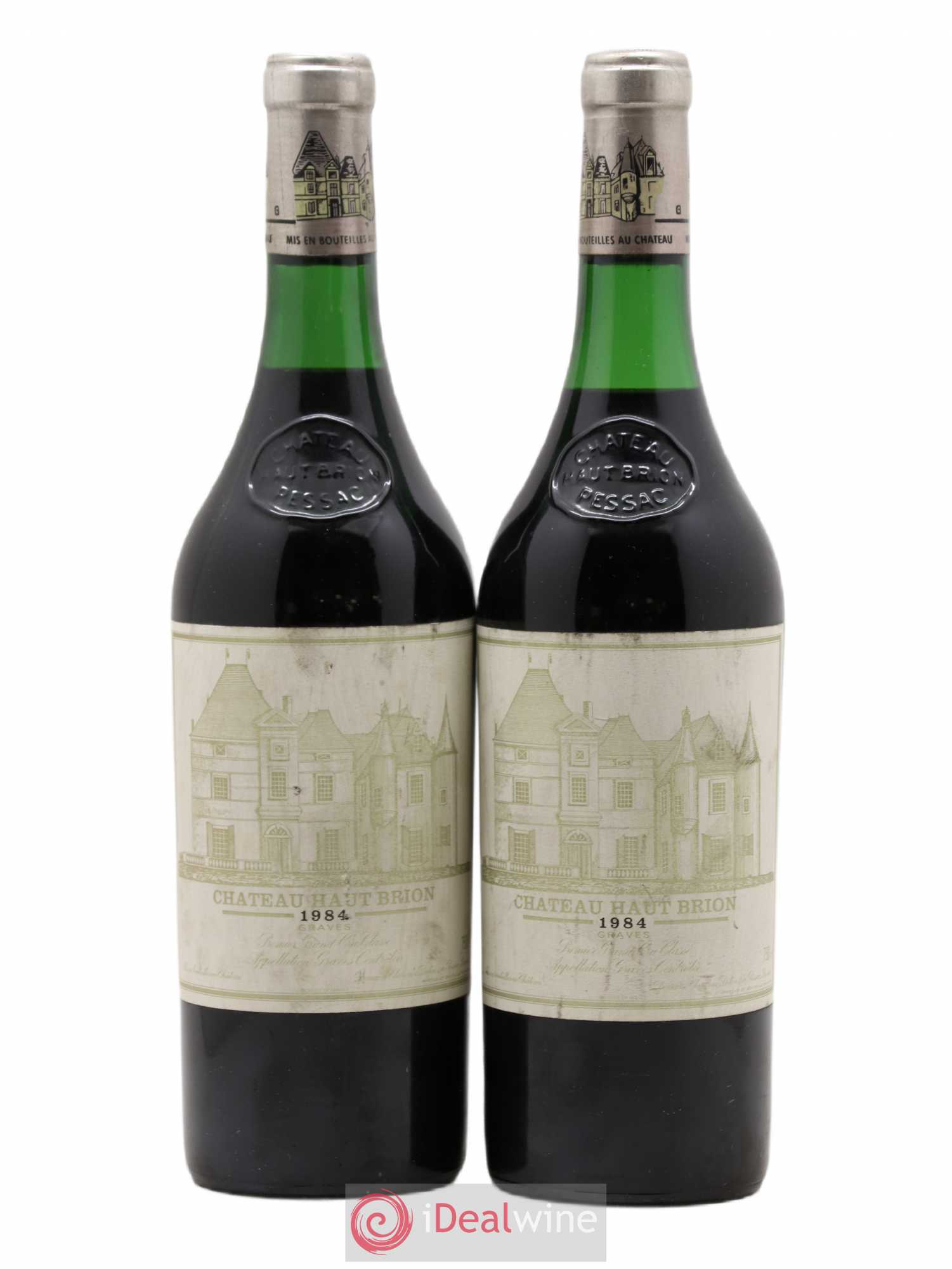 Château Haut Brion 1er Grand Cru Classé 1984 - Lot de 2 bouteilles - 0