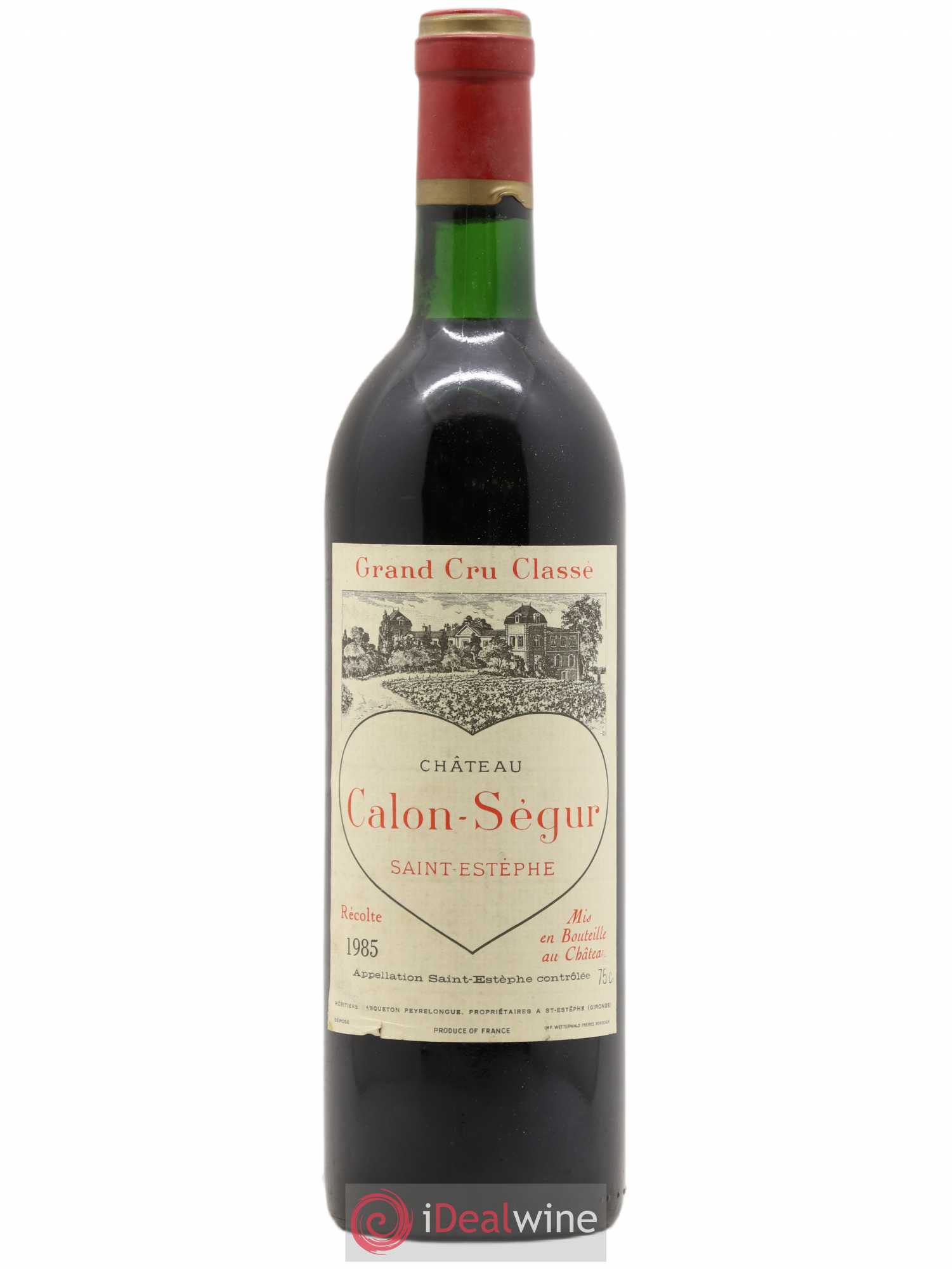 Château Calon Ségur 3ème Grand Cru Classé 1985 - Lot de 1 bouteille - 0