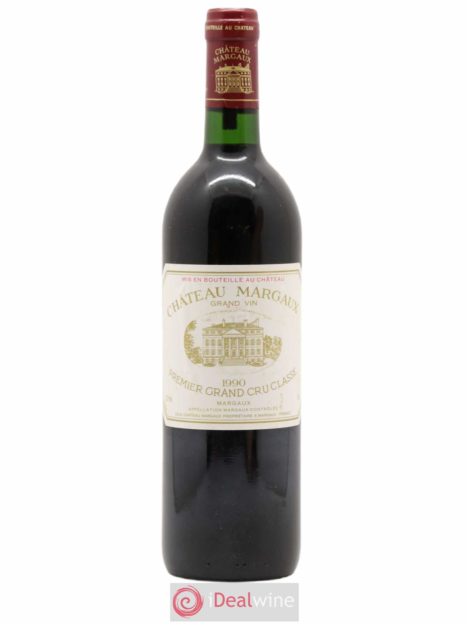 Château Margaux 1er Grand Cru Classé 1990 - Lot de 1 bouteille - 0