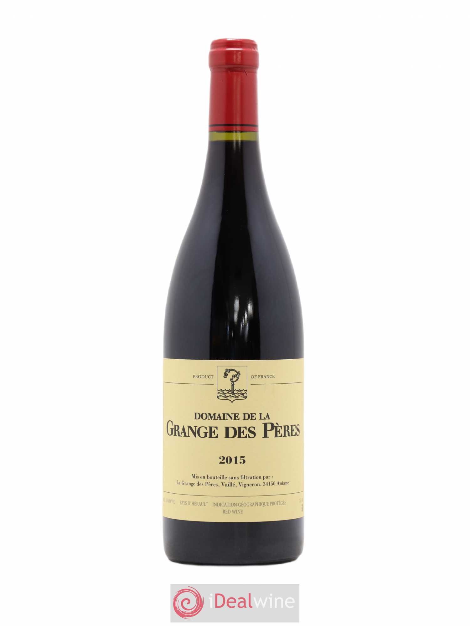 Pays d'Hérault Grange des Pères Laurent Vaillé 2015 - Lot de 1 bouteille - 0