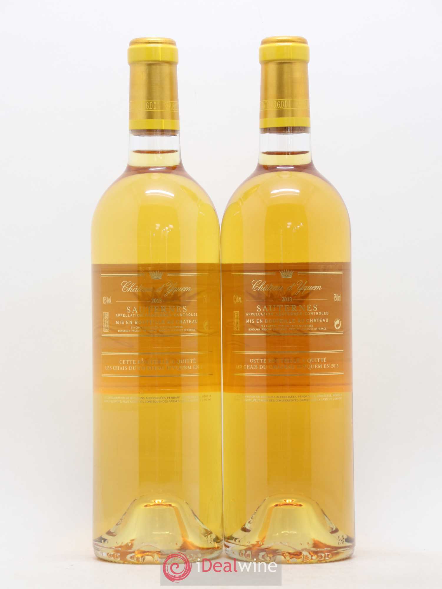 Château d' Yquem 1er Cru Classé Supérieur 2013 - Lotto di 2 bottiglie - 1