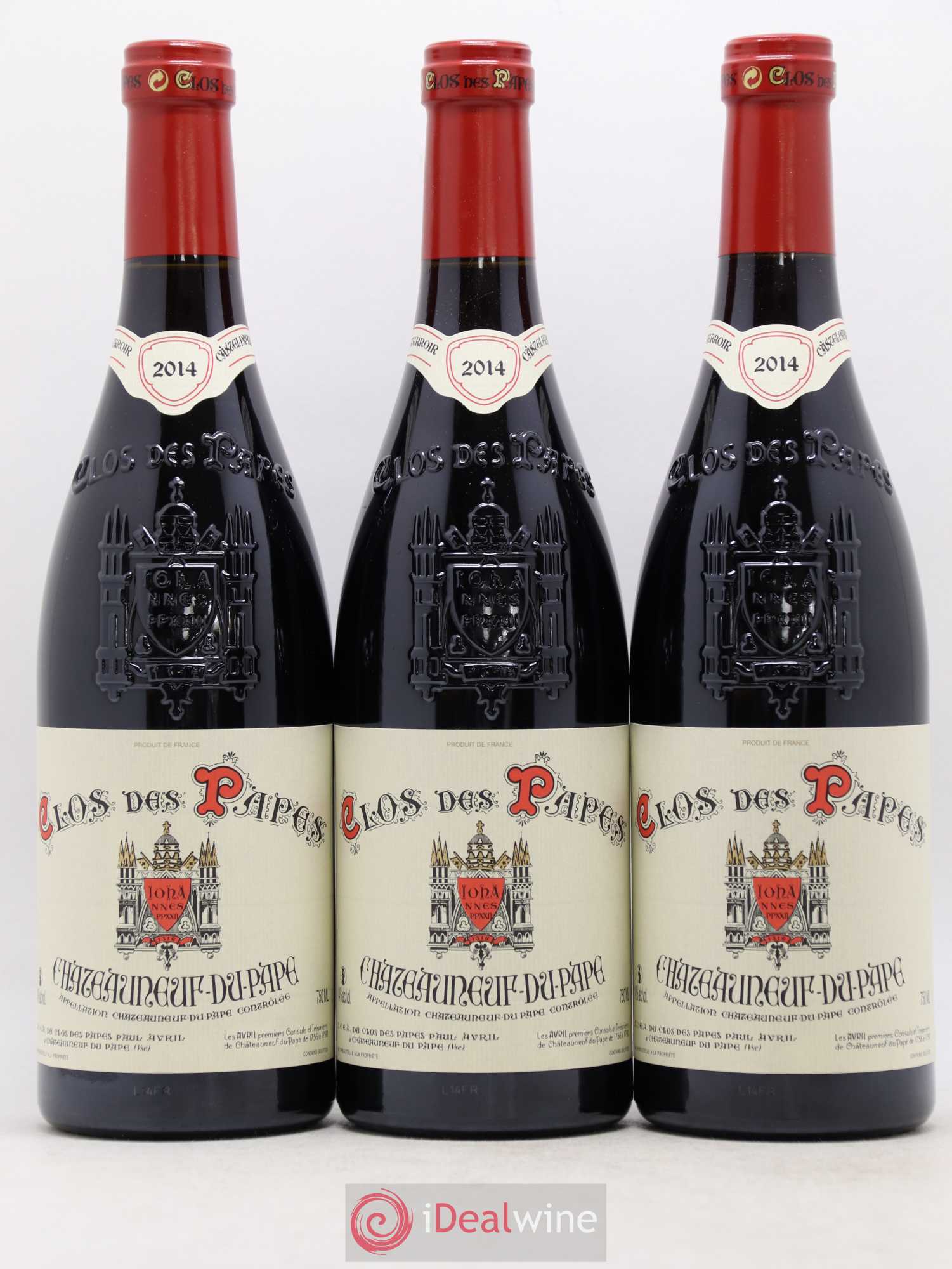 Châteauneuf-du-Pape Clos des Papes - Paul Avril 2014 - Lot de 6 bouteilles - 2