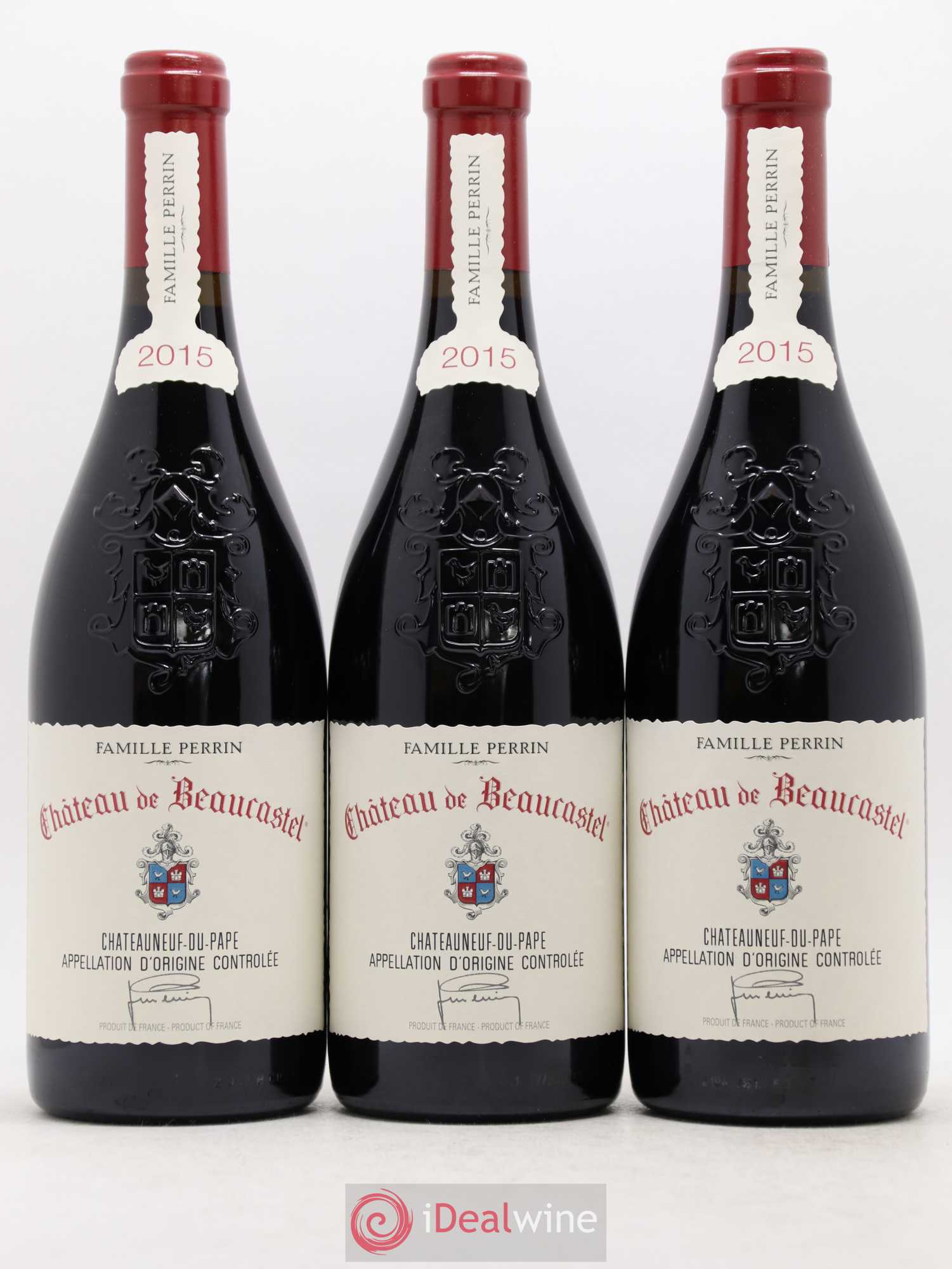 Châteauneuf-du-Pape Château de Beaucastel Famille Perrin 2015 - Lot de 6 bouteilles - 1
