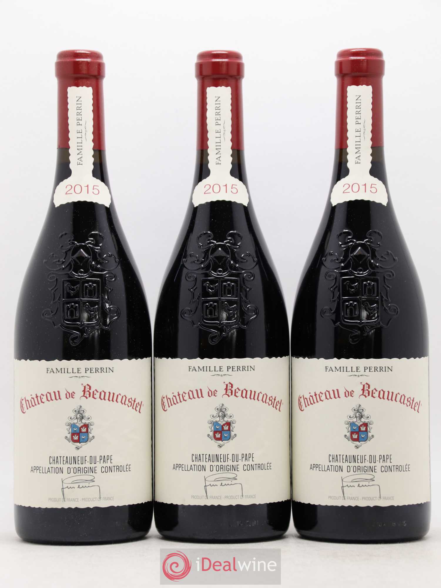 Châteauneuf-du-Pape Château de Beaucastel Famille Perrin 2015 - Lot de 6 bouteilles - 1