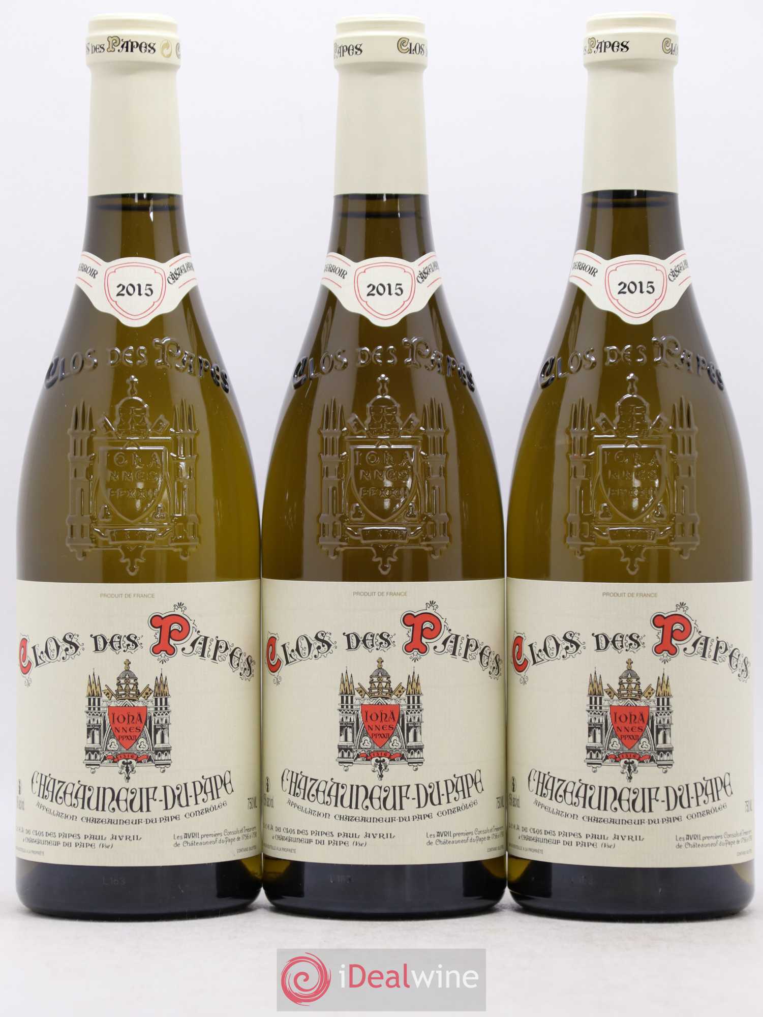 Châteauneuf-du-Pape Clos des Papes - Paul Avril 2015 - Lot de 6 bouteilles - 2