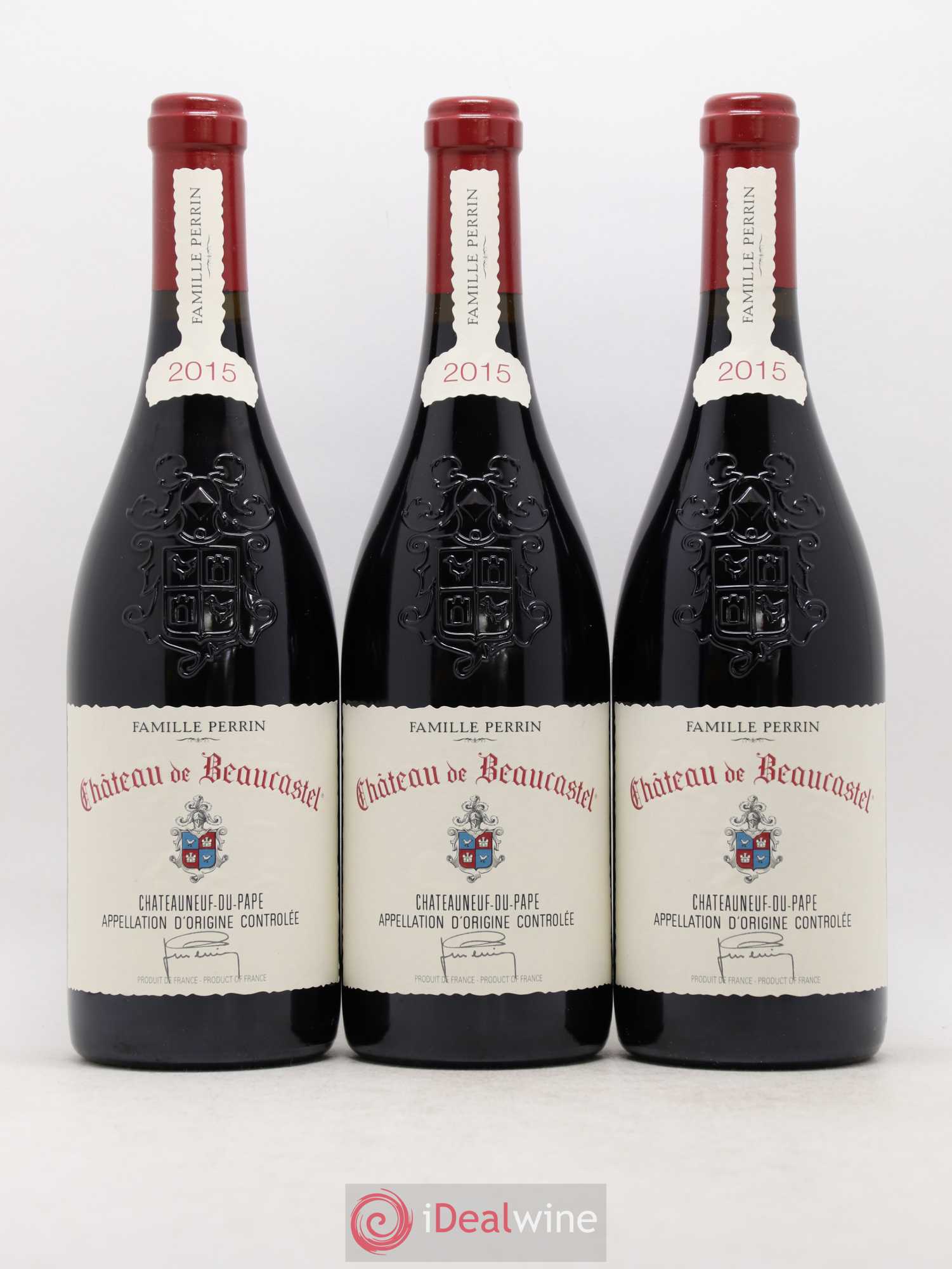 Châteauneuf-du-Pape Château de Beaucastel Famille Perrin 2015 - Lot de 6 bouteilles - 1