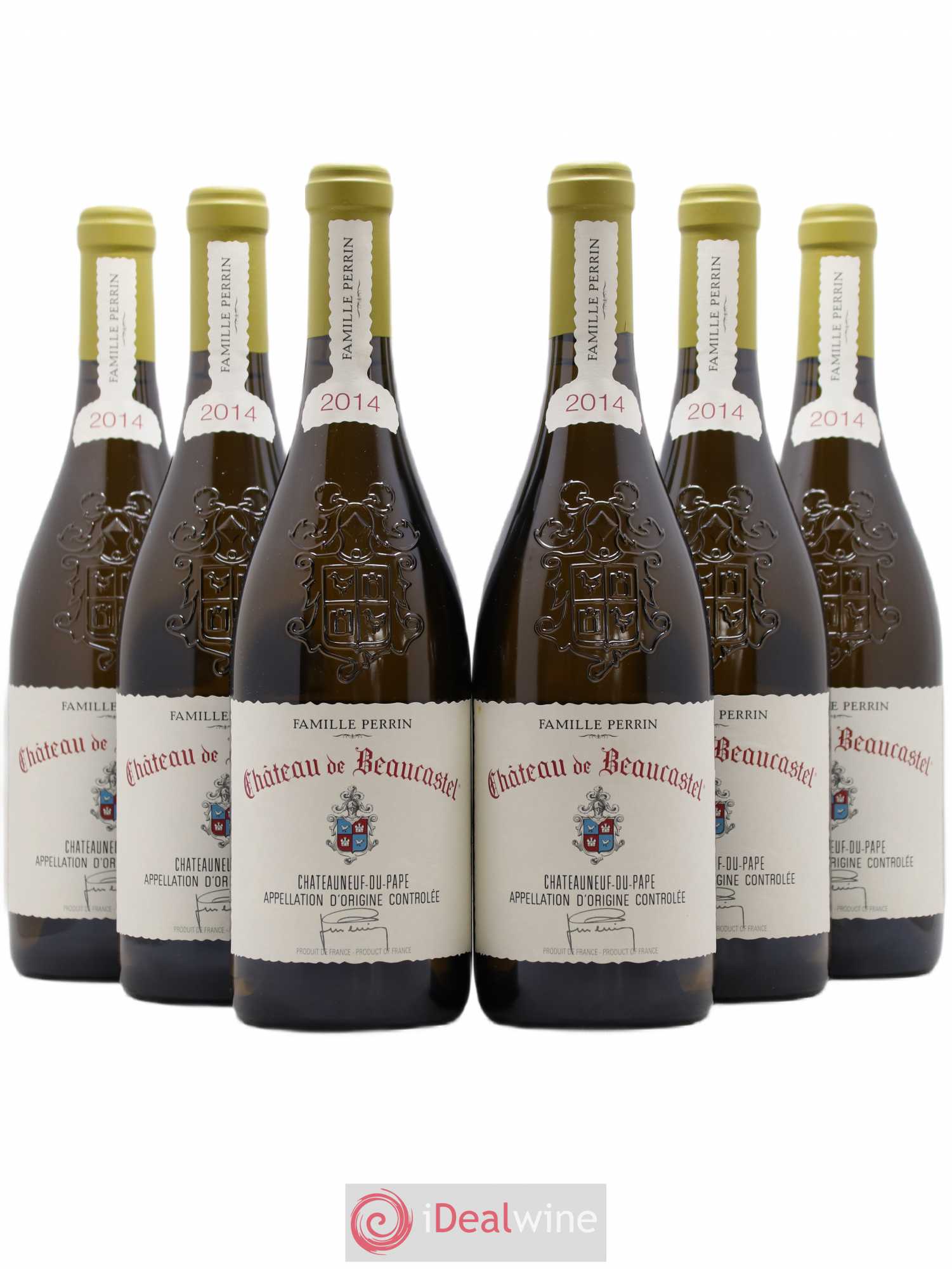 Châteauneuf-du-Pape Château de Beaucastel Famille Perrin 2014 - Lot de 6 bouteilles - 0
