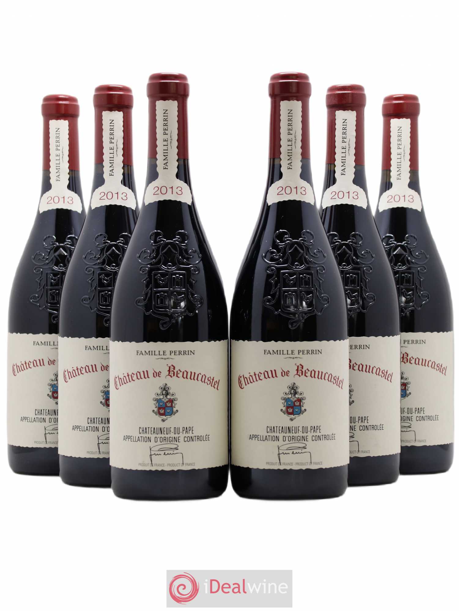 Châteauneuf-du-Pape Château de Beaucastel Famille Perrin 2013 - Lot de 6 bouteilles - 0