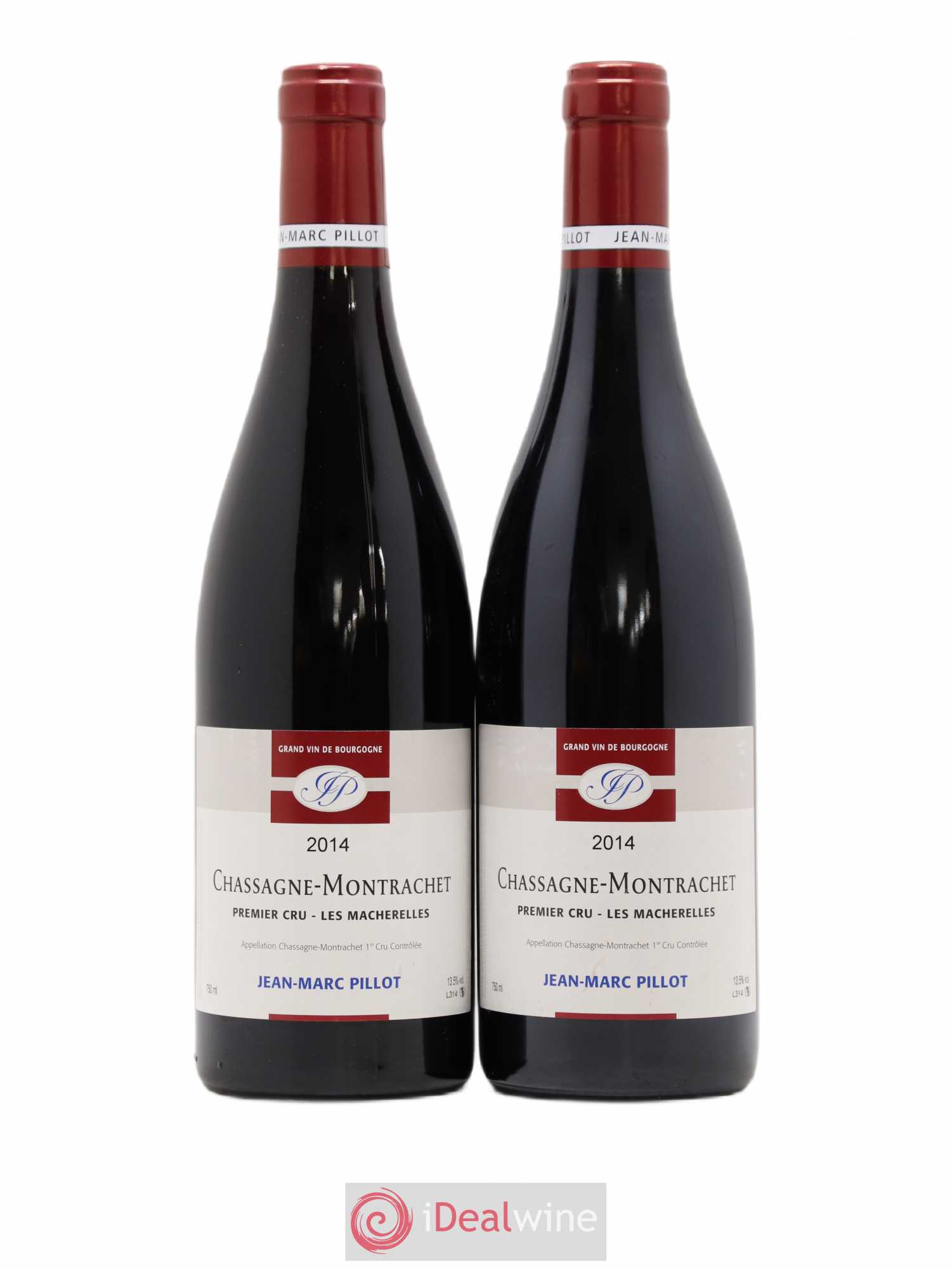 Chassagne-Montrachet 1er Cru Les Macherelles Jean Marc Pillot 2014 - Posten von 2 Flaschen - 0
