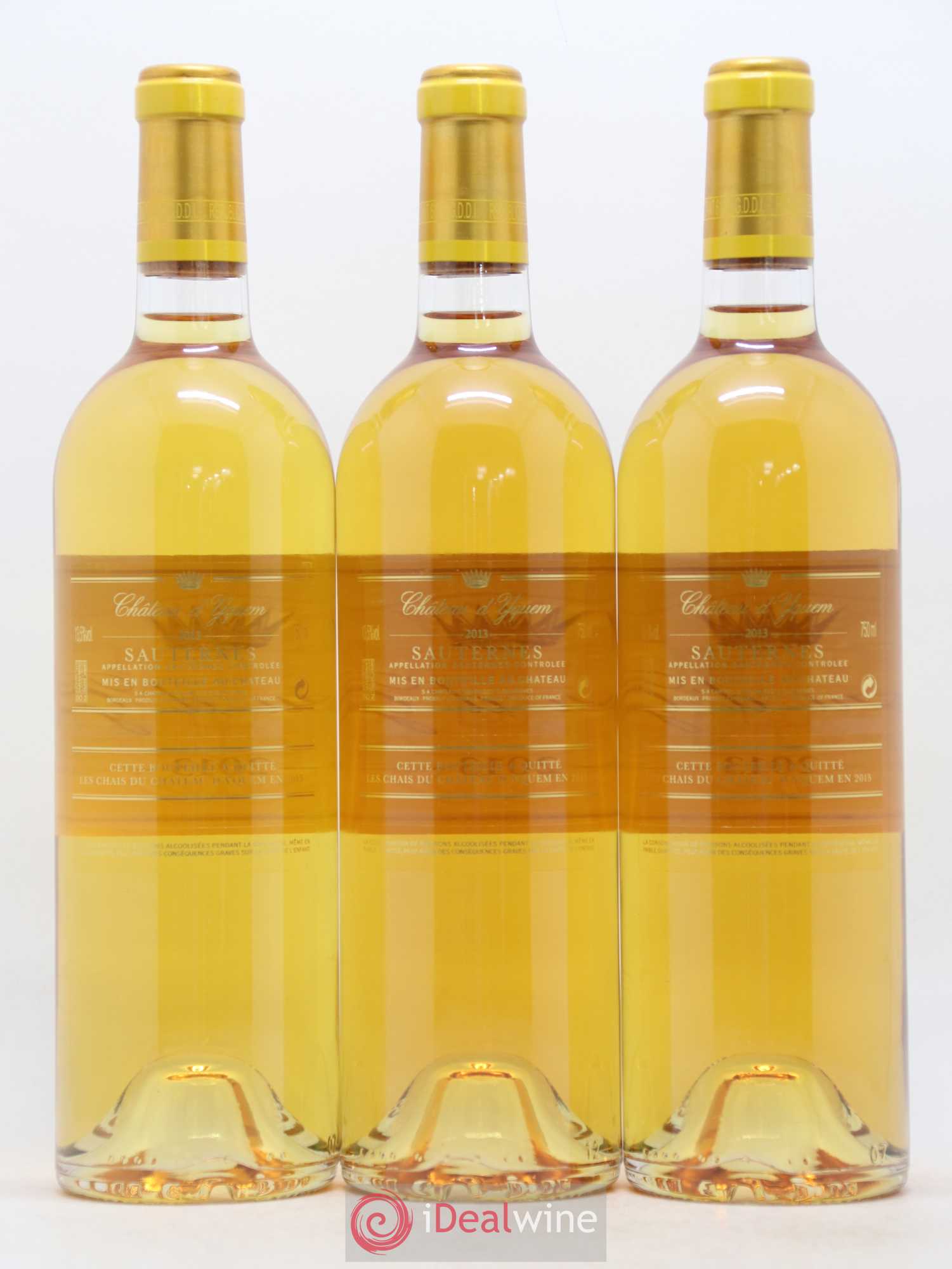 Château d' Yquem 1er Cru Classé Supérieur 2013 - Lotto di 3 bottiglie - 1