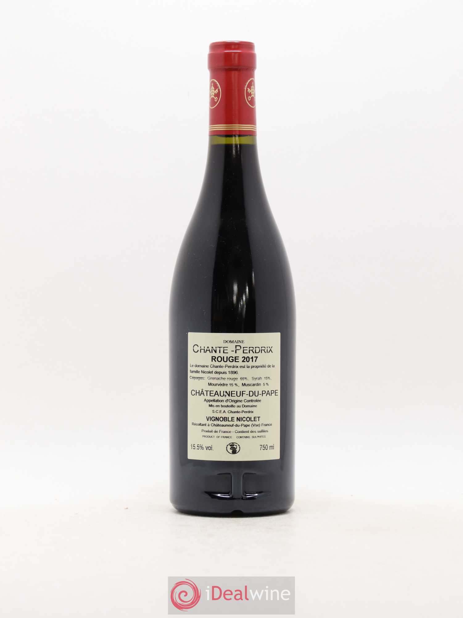 Châteauneuf-du-Pape Chante Perdrix 2017 - Lot de 1 bouteille - 1