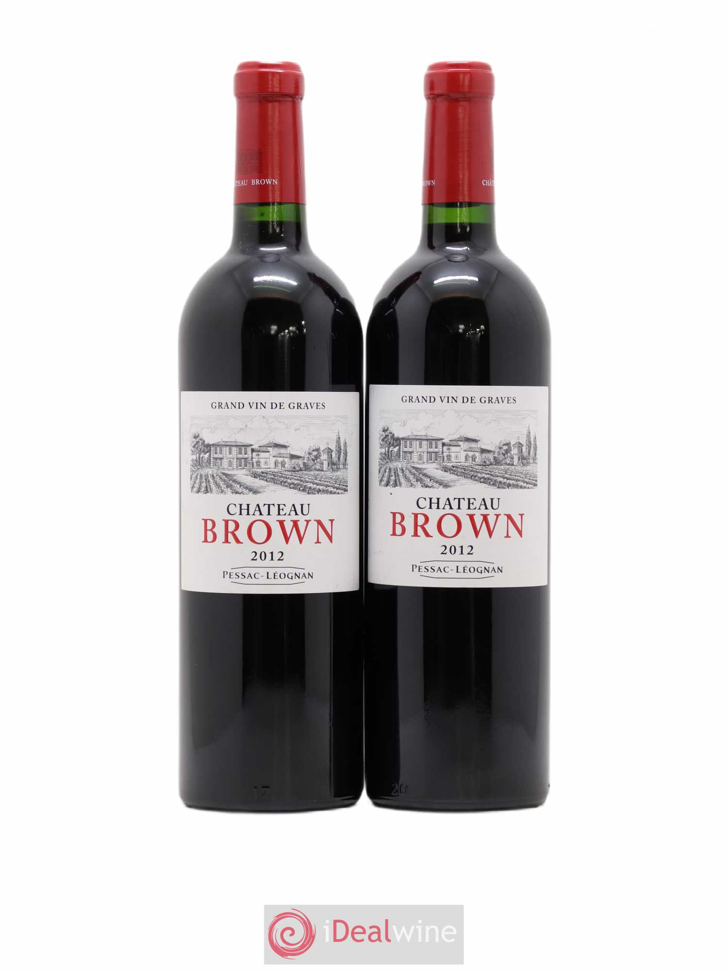 Château Brown 2012 - Lot de 2 bouteilles - 0