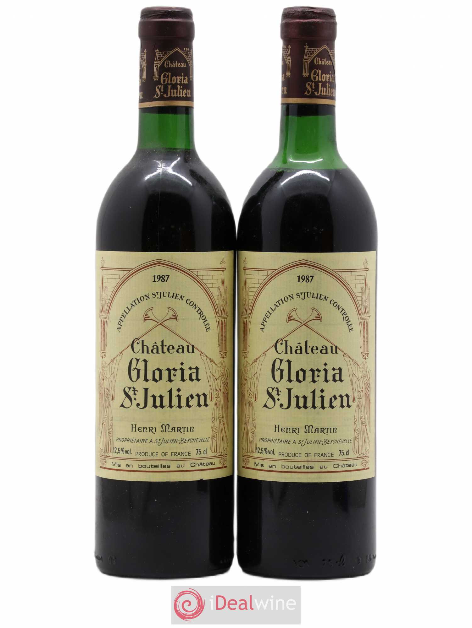 Château Gloria 1987 - Lot de 2 bouteilles - 0