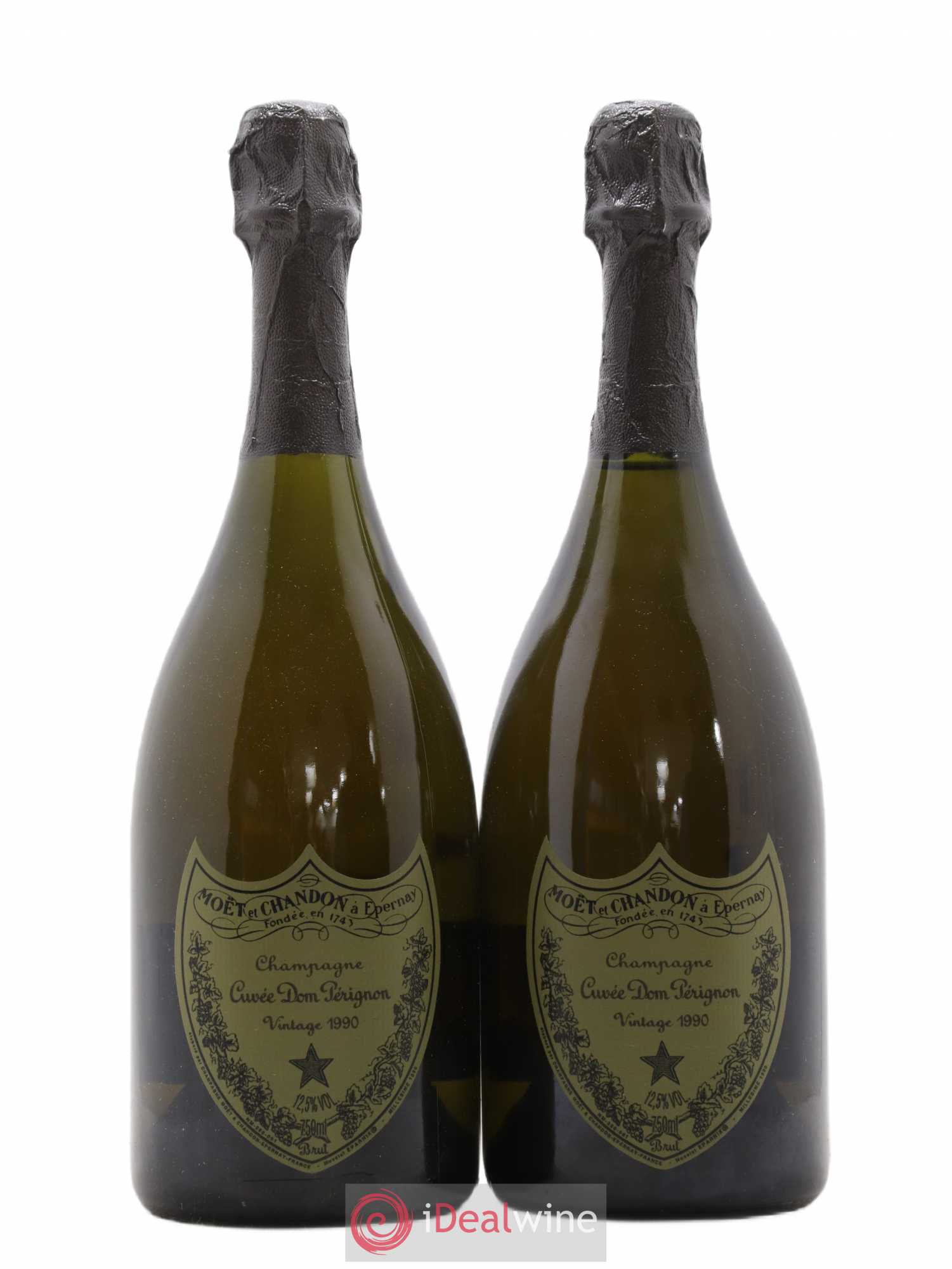 Brut Dom Pérignon 1990 - Lot de 2 bouteilles - 0