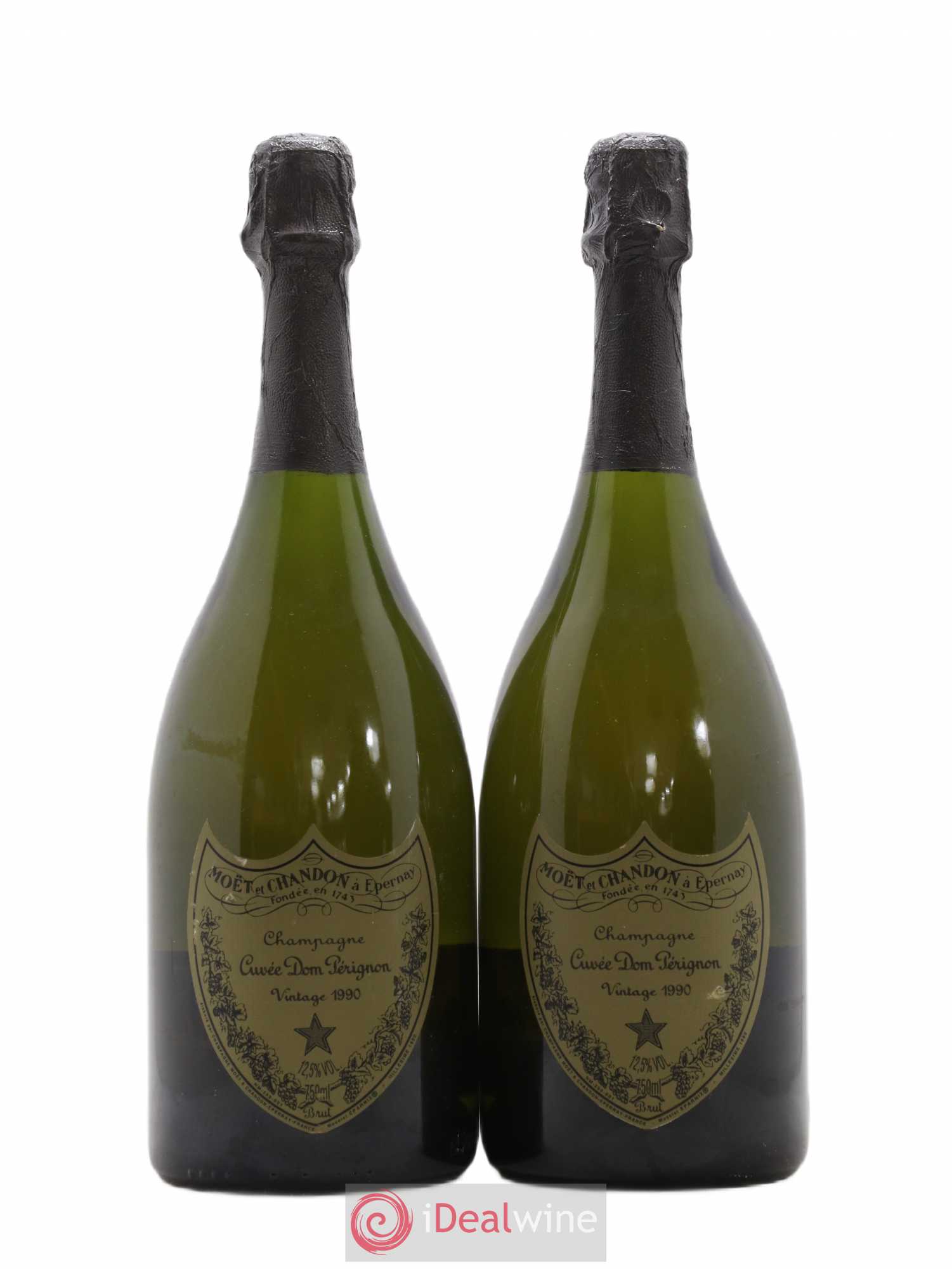 Brut Dom Pérignon 1990 - Lot de 2 bouteilles - 0