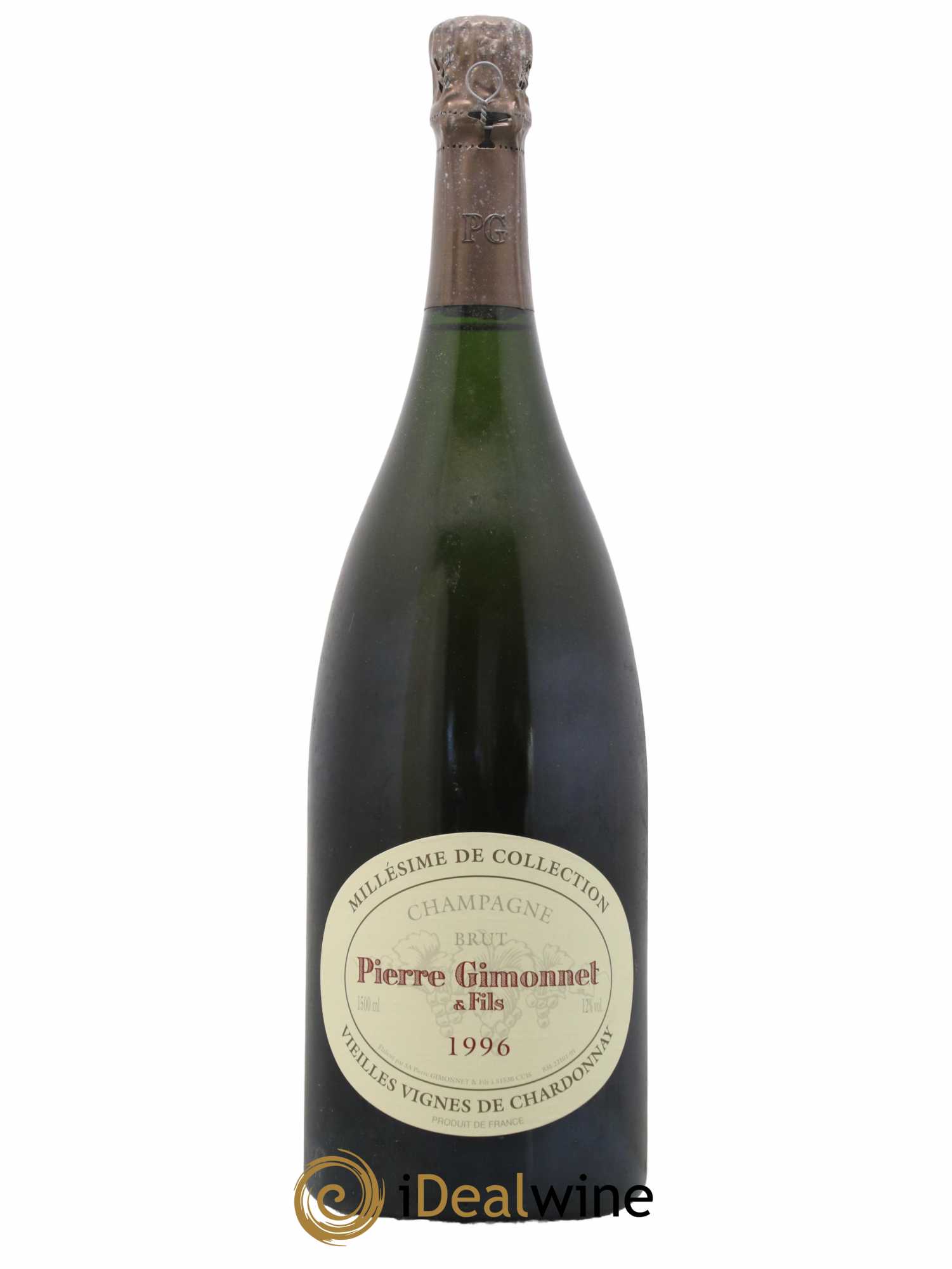 Champagne Brut Vieilles Vignes de Chardonnay Millésime de Collection Pierre Gimonnet 1996 - Lot de 1 magnum - 1