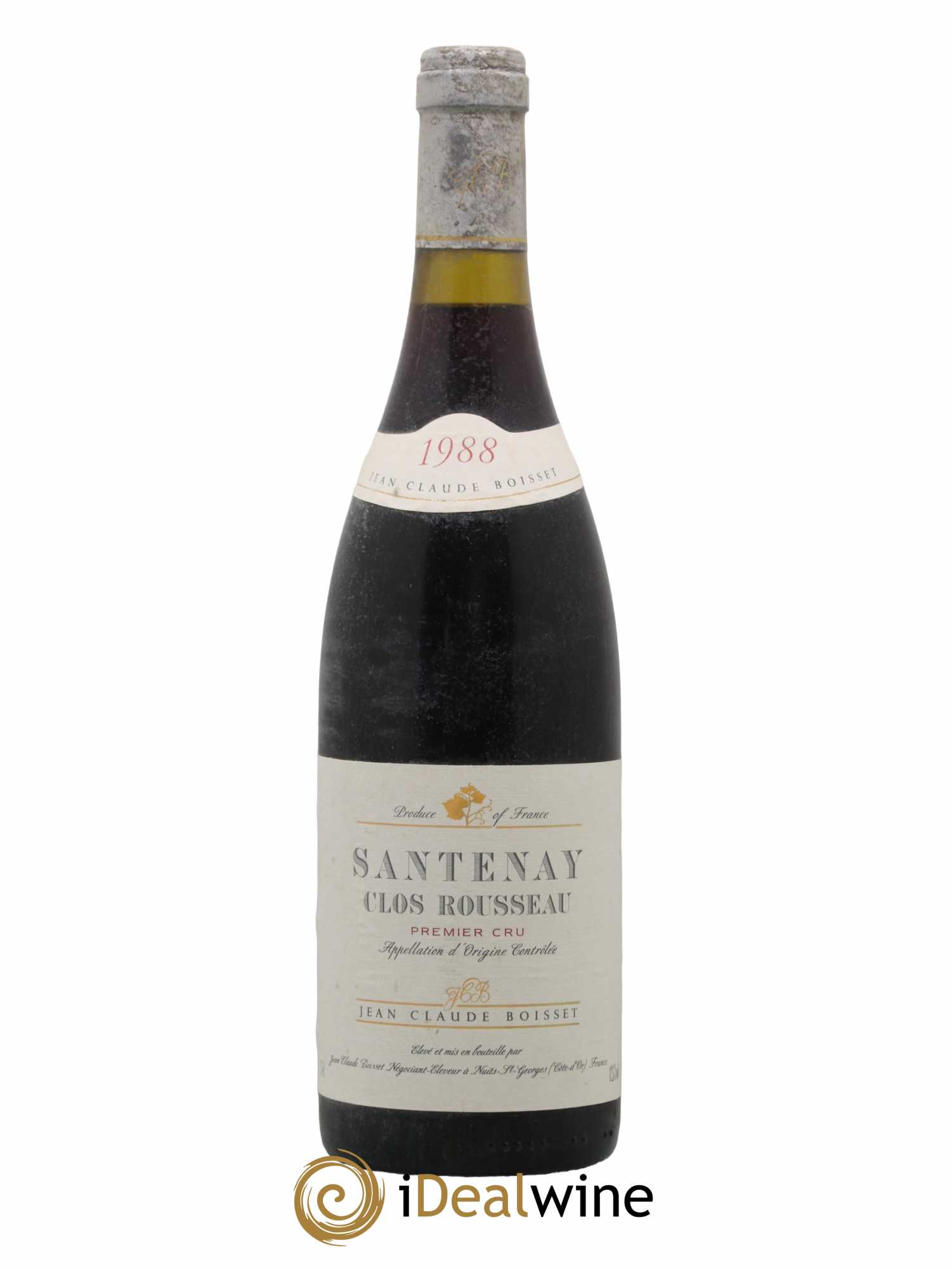 Santenay 1er Cru Clos Rousseau Maison Jean-Claude Boisset 1988 - Lot de 1 bouteille - 0