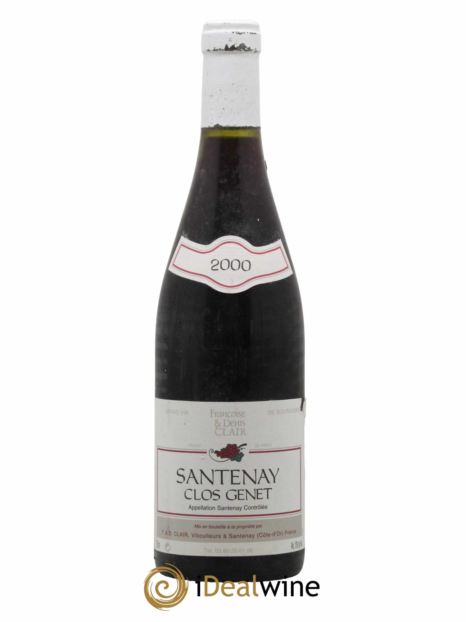 Santenay Clos Genet Domaine Françoise et Denis Clair 2000 - Lot de 1 bouteille - 0