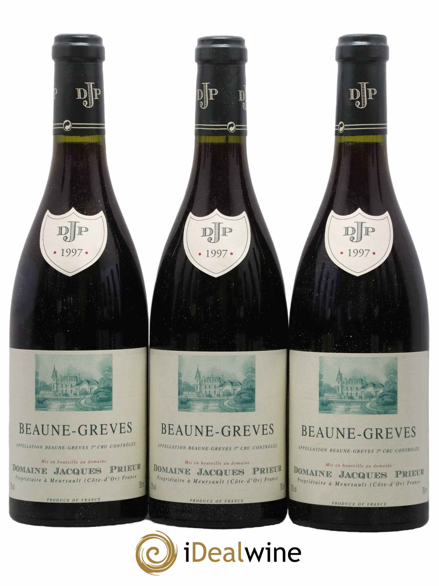 Beaune 1er Cru Grèves Jacques Prieur (Domaine) 1997 - Lot of 12 bottles - 1