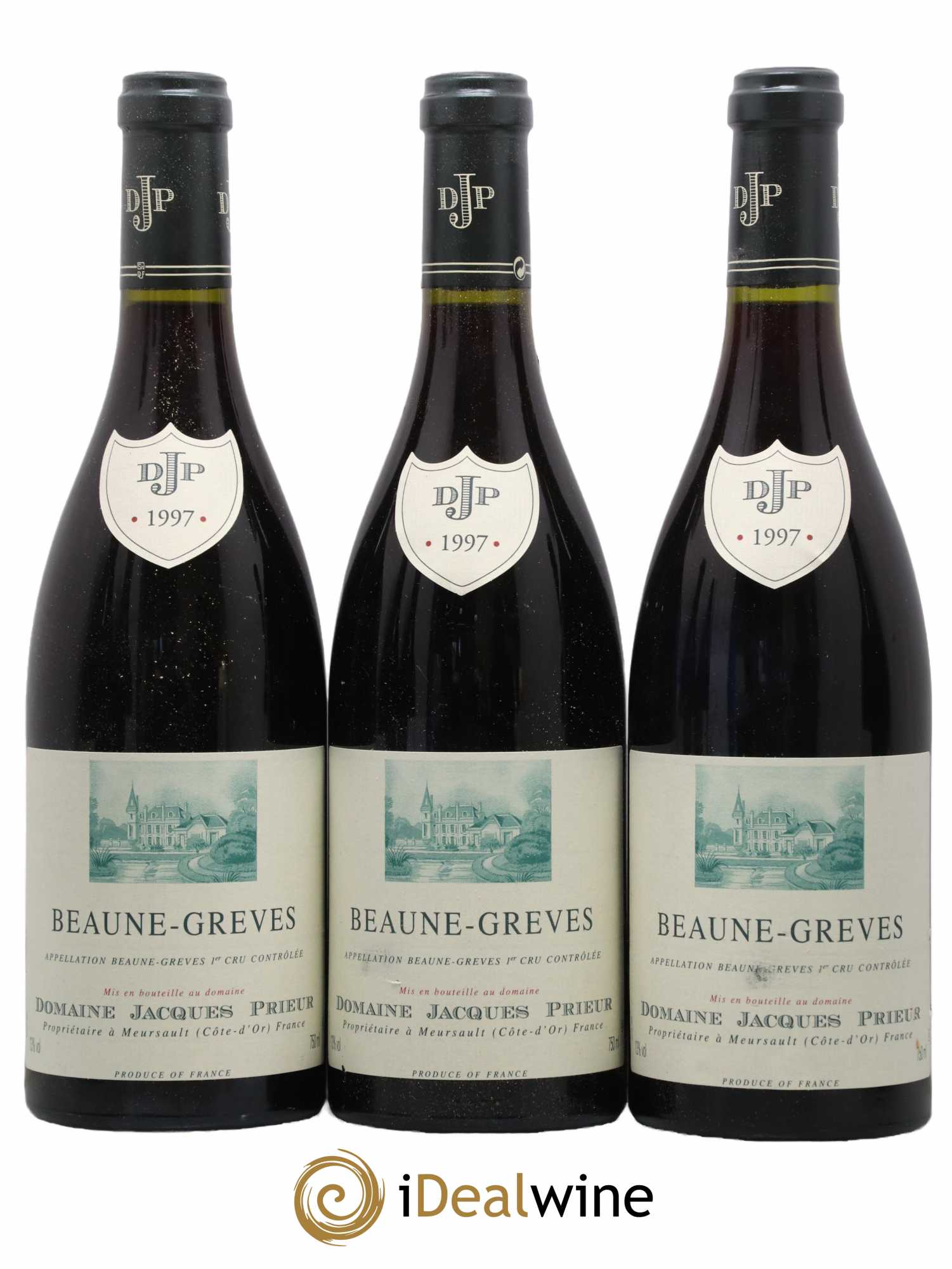 Beaune 1er Cru Grèves Jacques Prieur (Domaine) 1997 - Lot of 12 bottles - 3