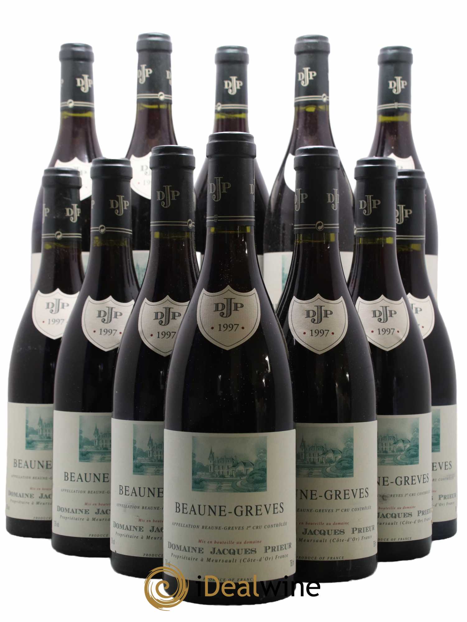 Beaune 1er Cru Grèves Jacques Prieur (Domaine) 1997 - Lot of 12 bottles - 0