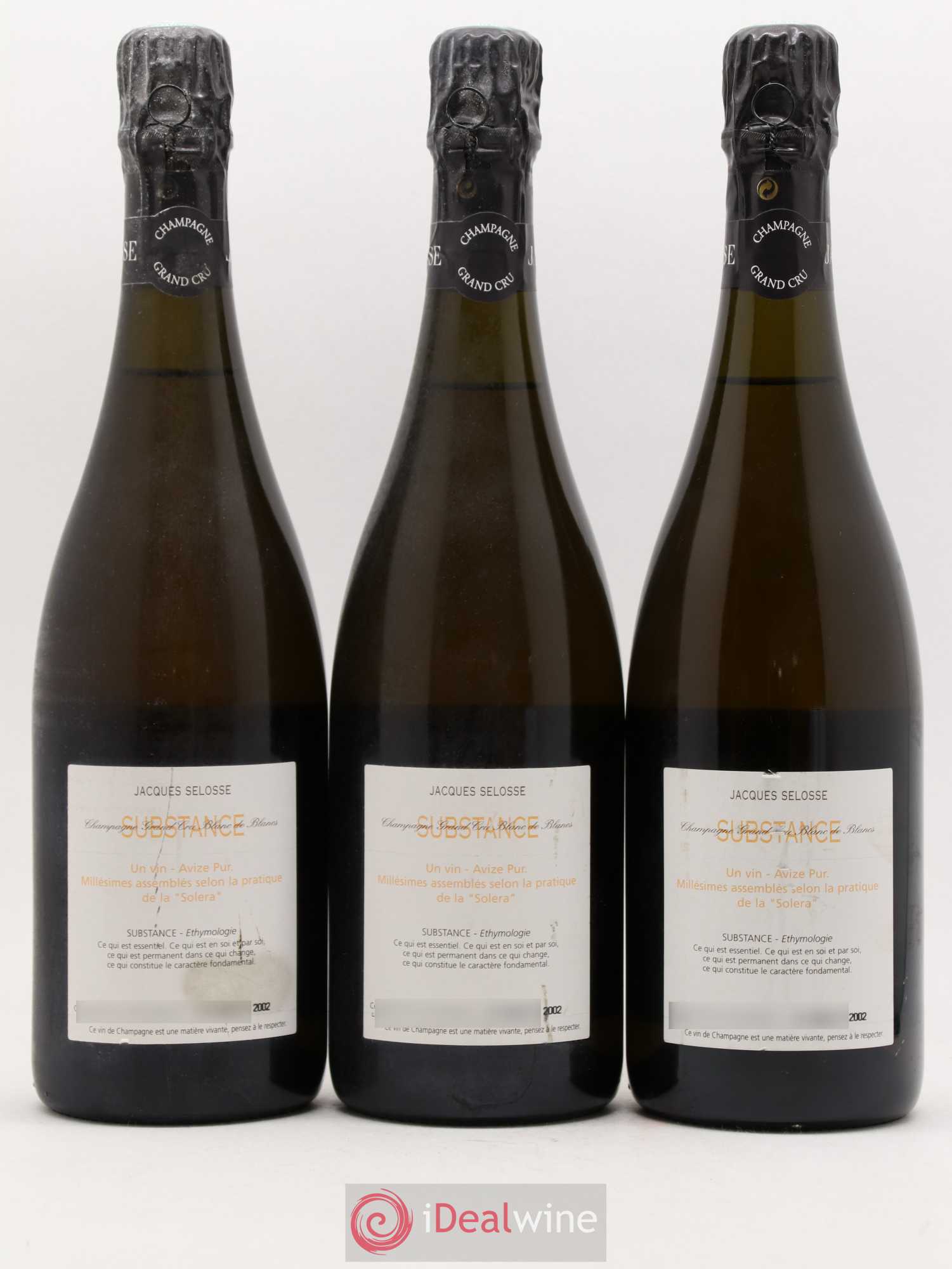 Substance Jacques Selosse - Lot de 3 bouteilles - 1