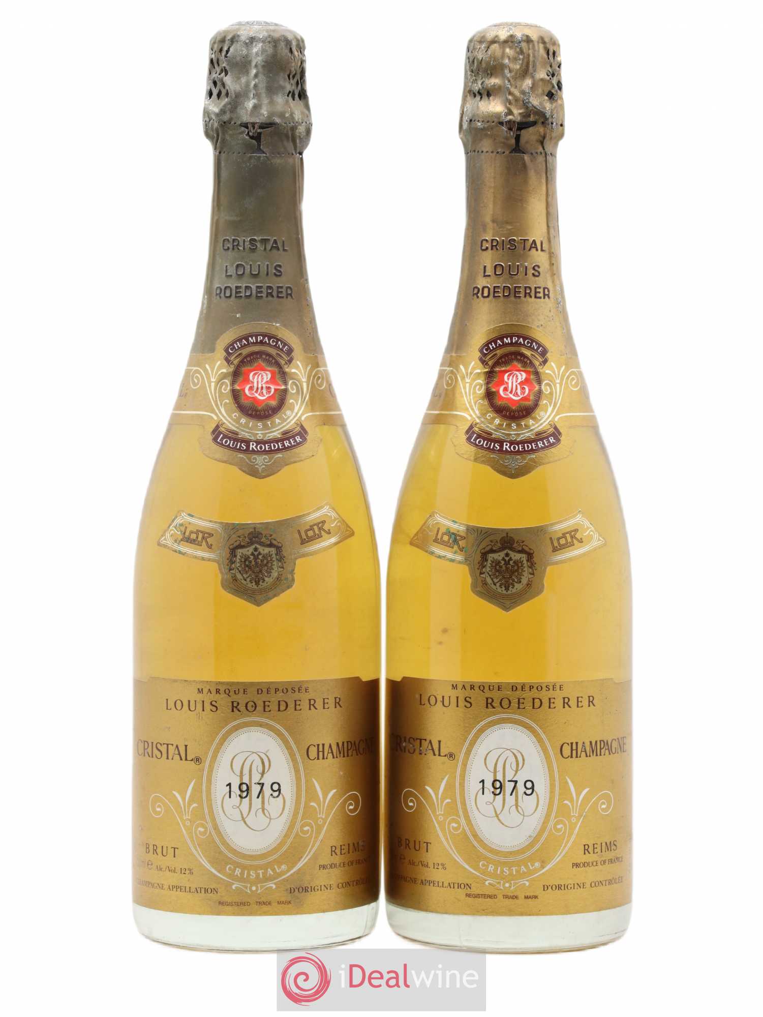 Cristal Louis Roederer 1979 - Lot de 2 bouteilles - 0