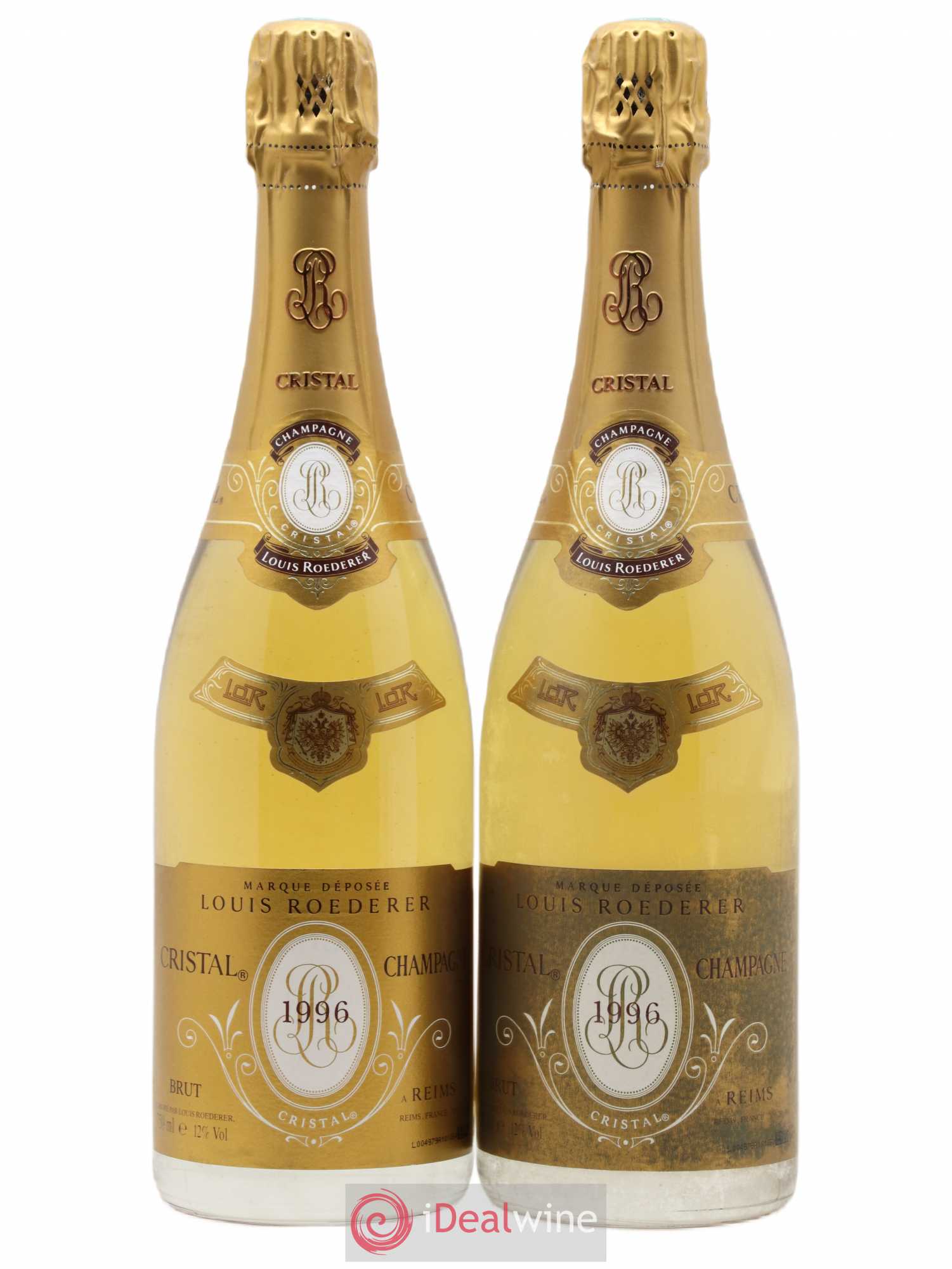 Cristal Louis Roederer 1996 - Lot de 2 bouteilles - 0