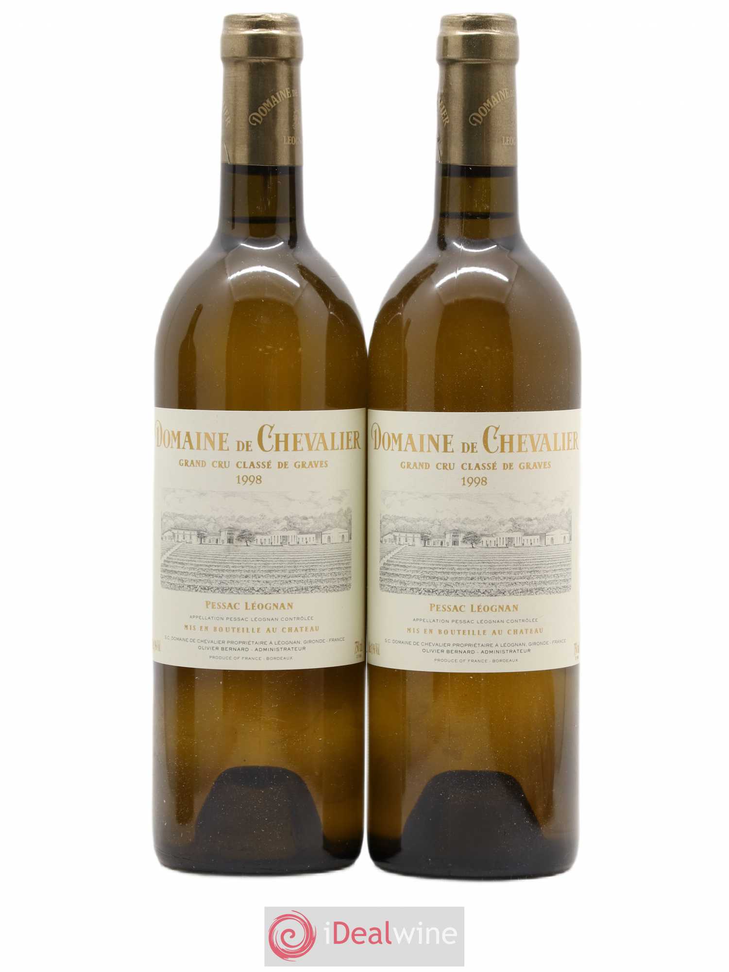 Domaine de Chevalier Cru Classé de Graves 1998 - Lot de 2 bouteilles - 0