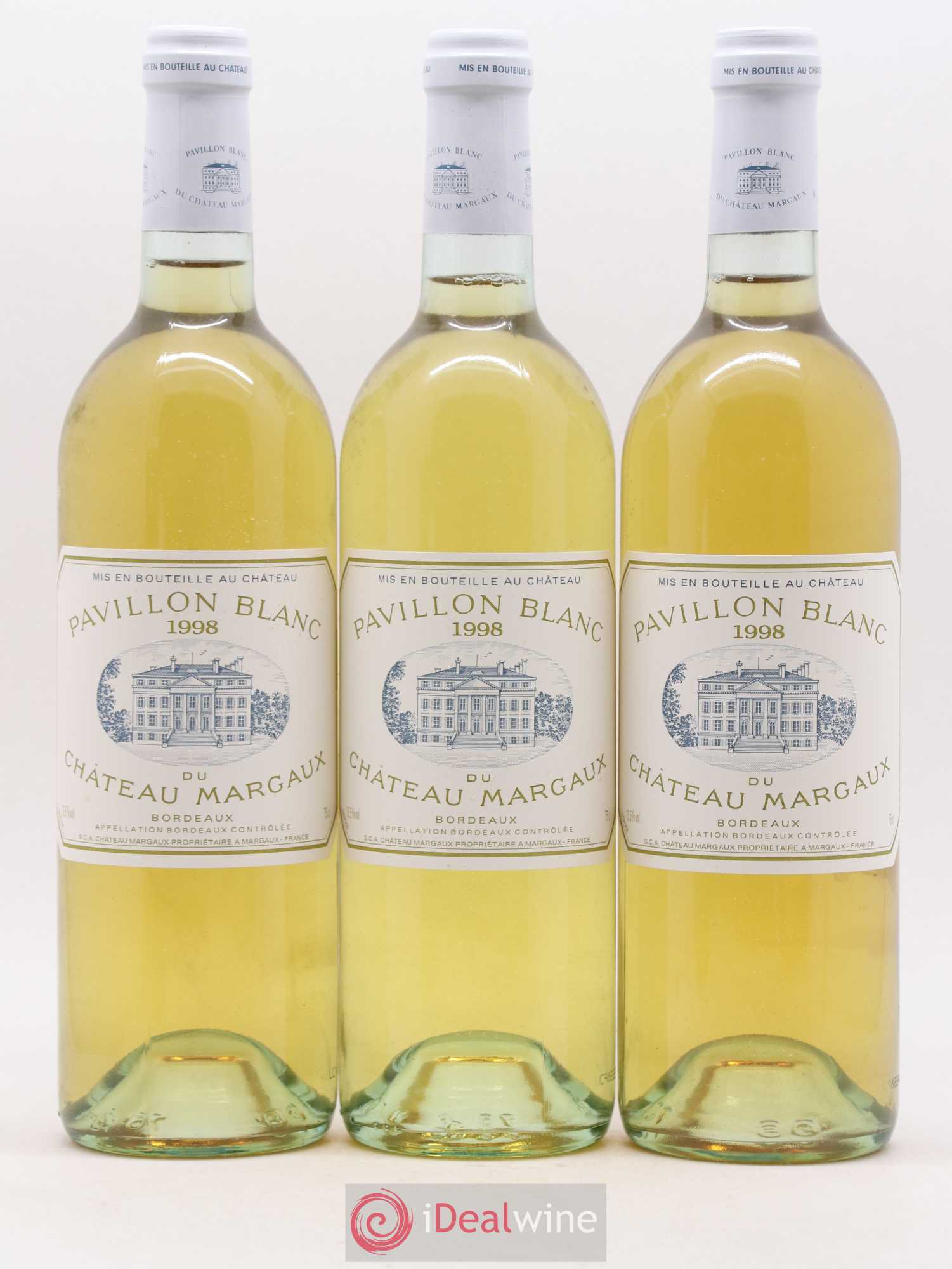 Pavillon Blanc du Château Margaux 1998 - Lot de 12 bouteilles - 1