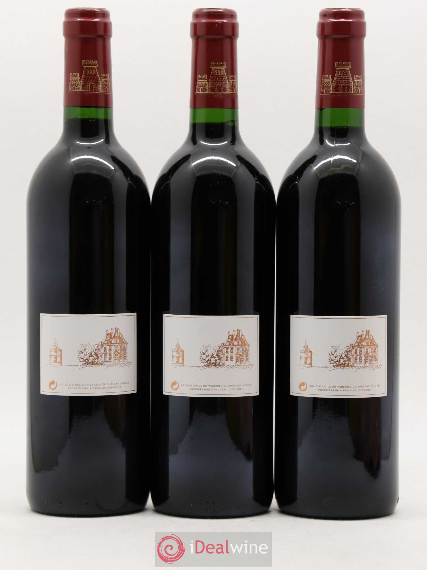 Les Forts de Latour Second Vin 1996 - Lot de 3 bouteilles - 1