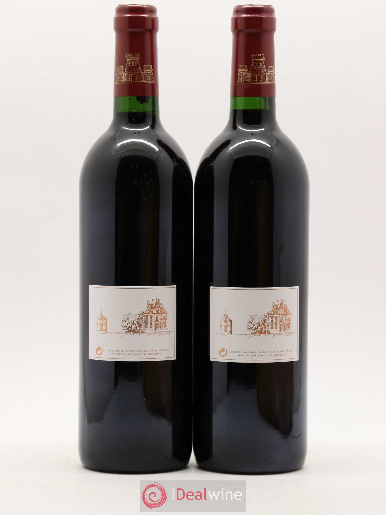 Les Forts de Latour Second Vin 1996 - Posten von 2 Flaschen - 1