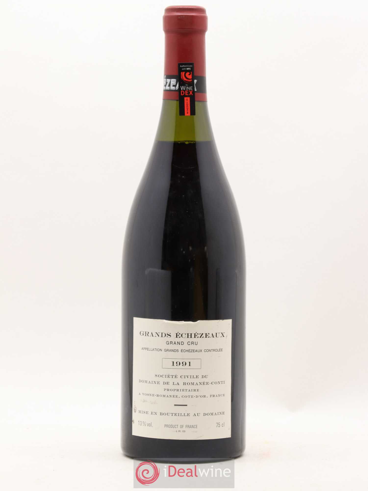Grands-Echezeaux Grand Cru Domaine de la Romanée-Conti 1991 - Lot de 1 bouteille - 1