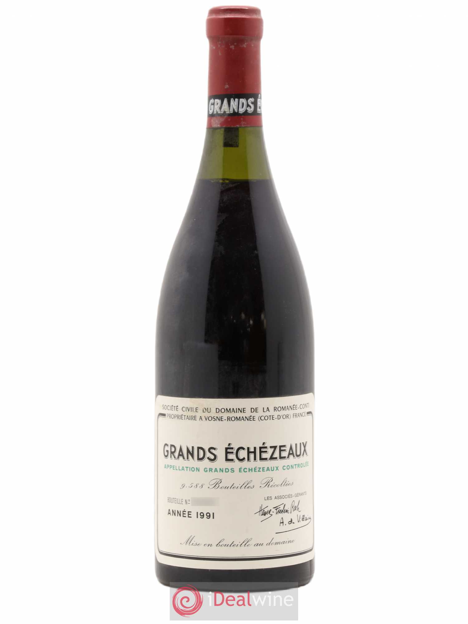 Grands-Echezeaux Grand Cru Domaine de la Romanée-Conti 1991 - Lot de 1 bouteille - 0