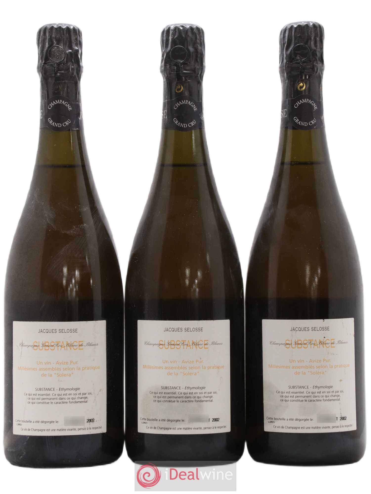 Substance Jacques Selosse - Lot de 3 bouteilles - 1