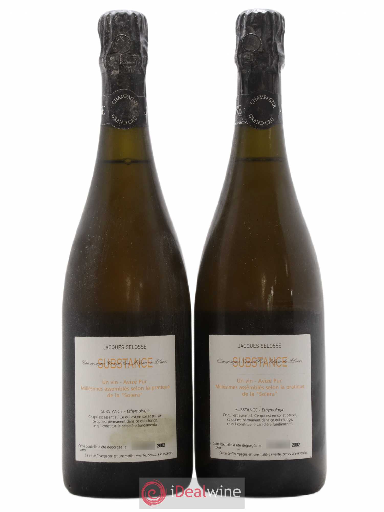 Substance Jacques Selosse - Lot de 2 bouteilles - 1