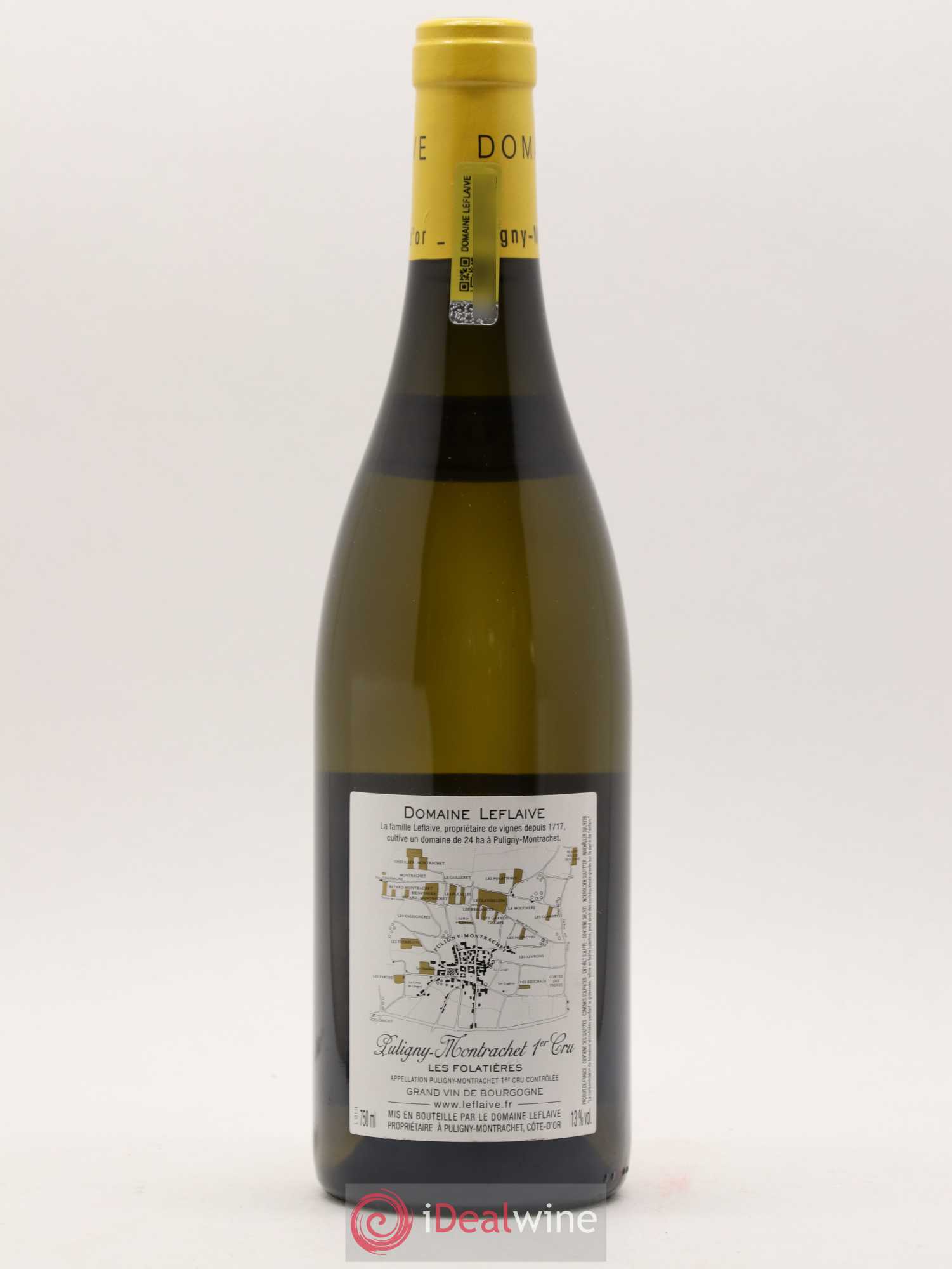 Puligny-Montrachet 1er Cru Les Folatières Leflaive (Domaine) 2014 - Lot de 1 bouteille - 1