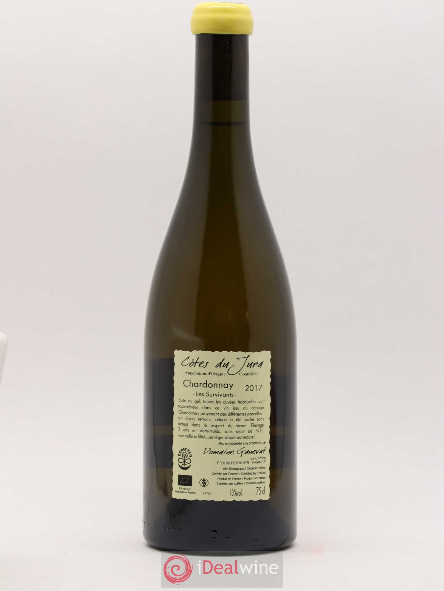 Côtes du Jura Les Survivants Jean-François Ganevat (Domaine) 2017 - Lot de 1 bouteille - 1