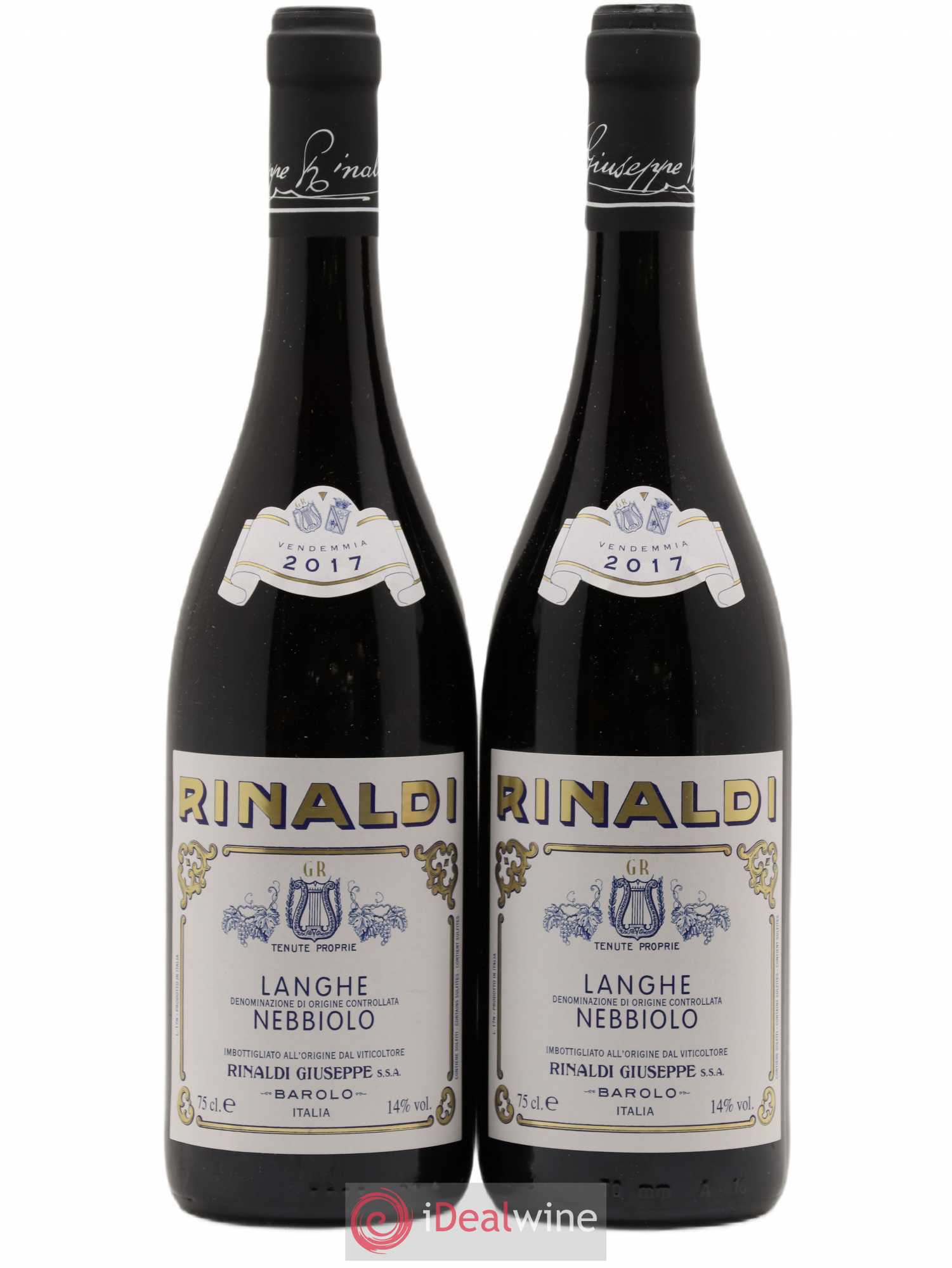 Langhe DOC Giuseppe Rinaldi 2017 - Posten von 2 Flaschen - 0