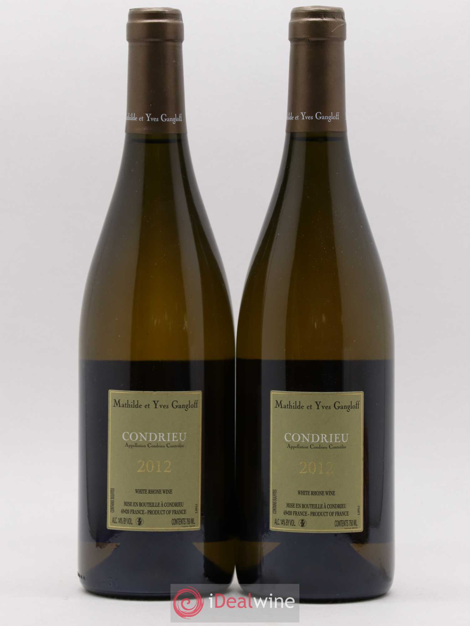 Condrieu Domaine Gangloff (Domaine) 2012 - Lot de 2 bouteilles - 1