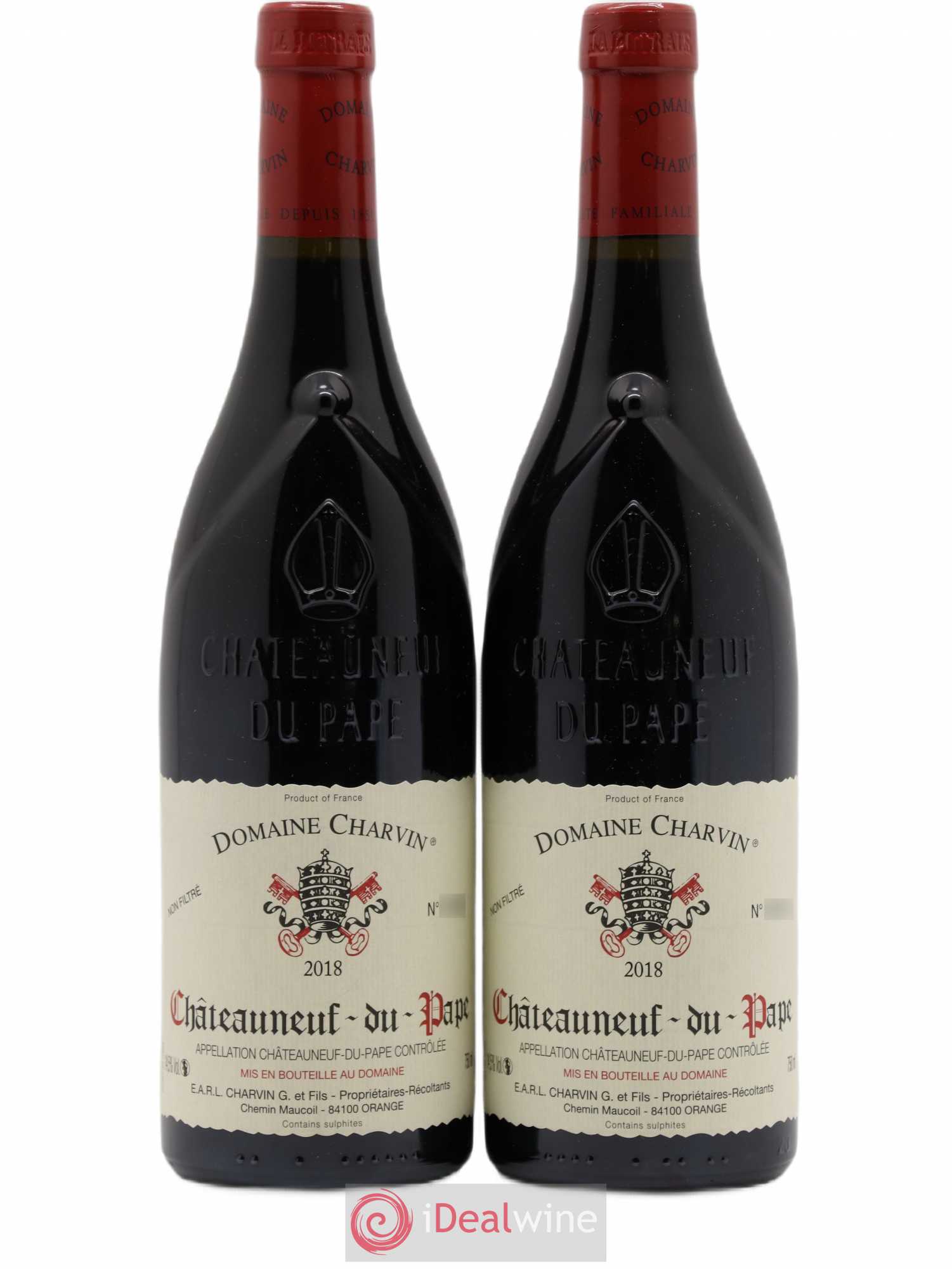 Châteauneuf-du-Pape Charvin (Domaine) 2018 - Lot de 2 bouteilles - 0