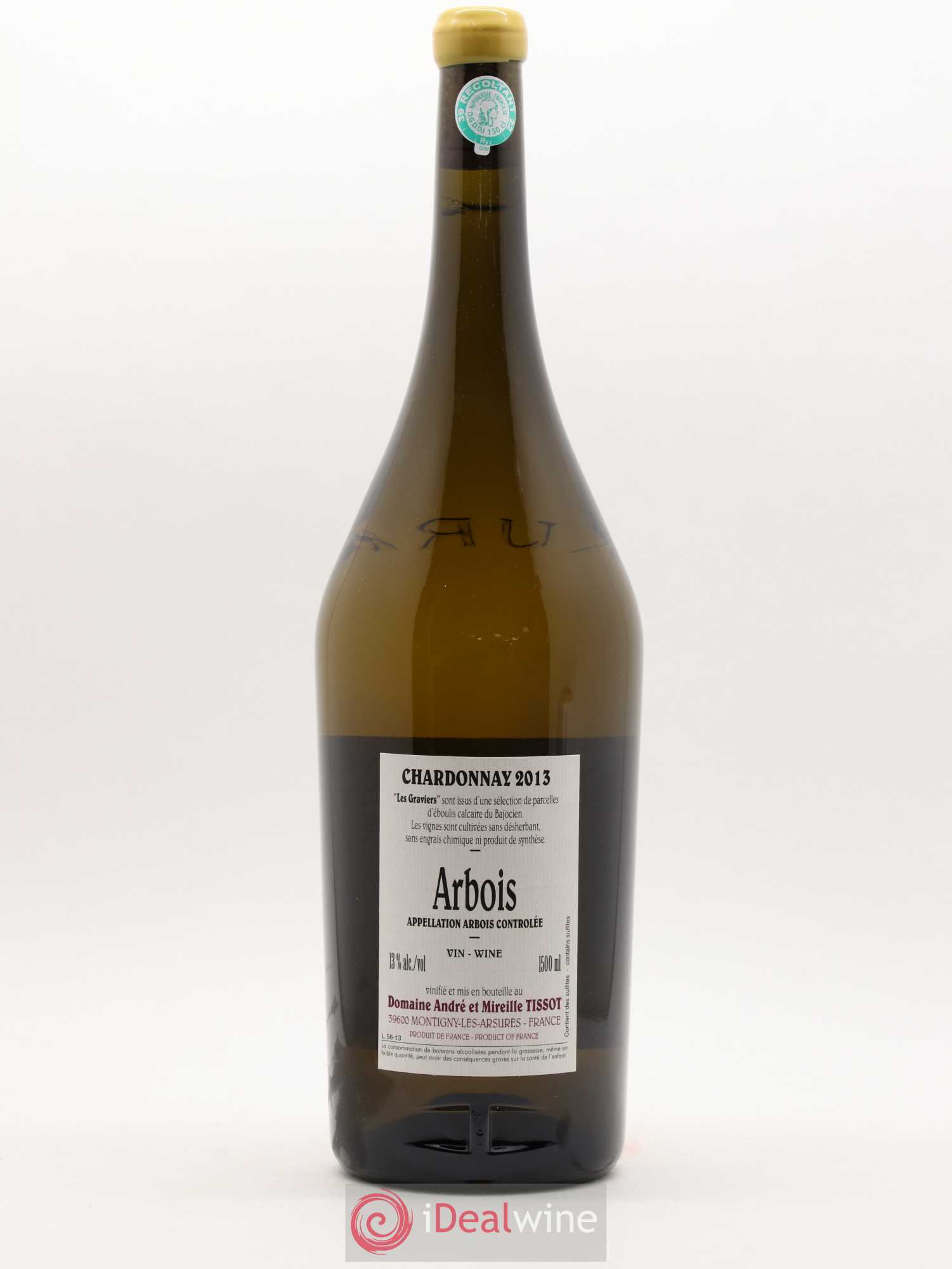 Arbois Chardonnay Les Graviers Bénédicte et Stéphane Tissot 2013 - Lot de 1 magnum - 1