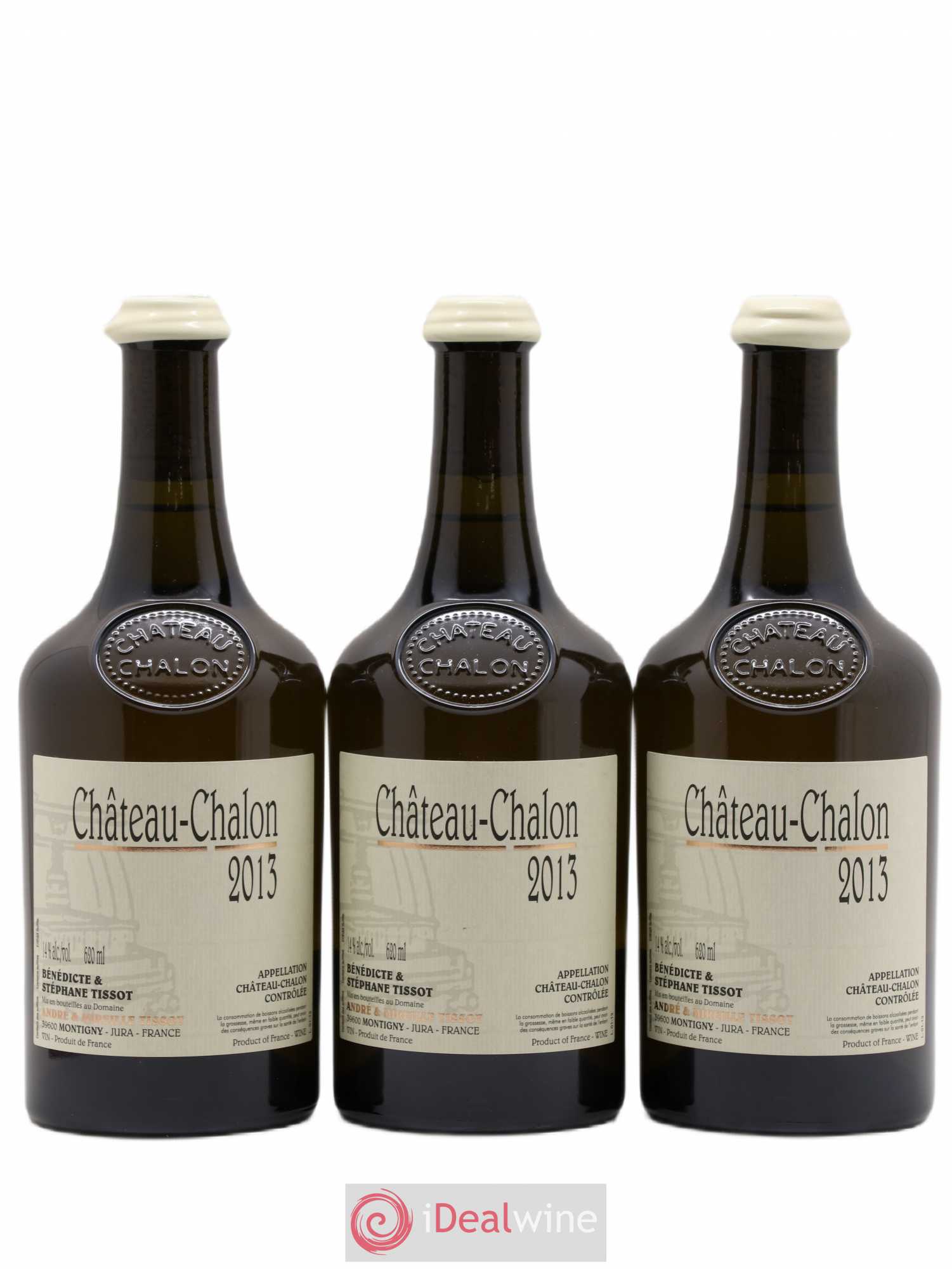 Château-Chalon Bénédicte et Stéphane Tissot 2013 - Lot de 3 bouteilles - 0