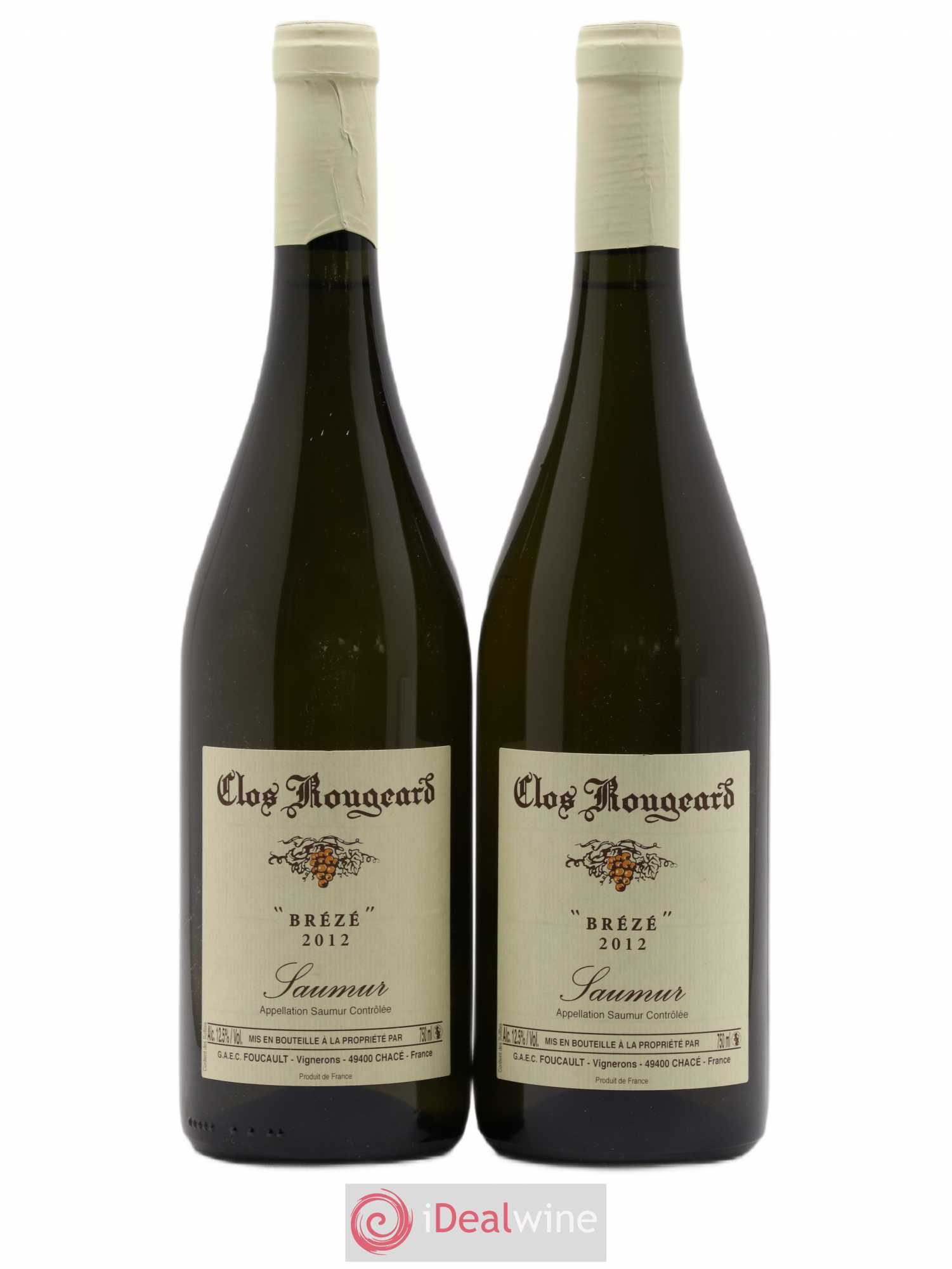 Saumur Brézé Clos Rougeard 2012 - Lot de 2 bouteilles - 0